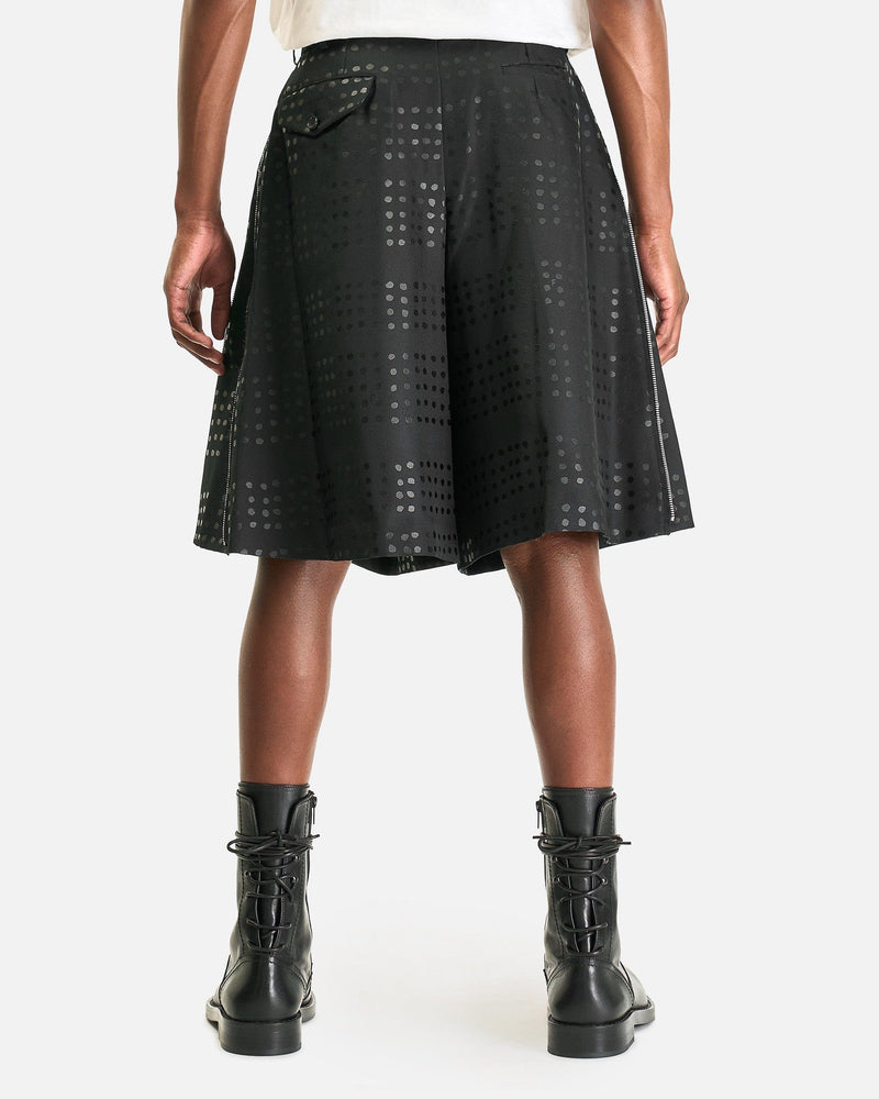 BLACK Comme des Garçons Men's Shorts Dot Print Shorts in Black