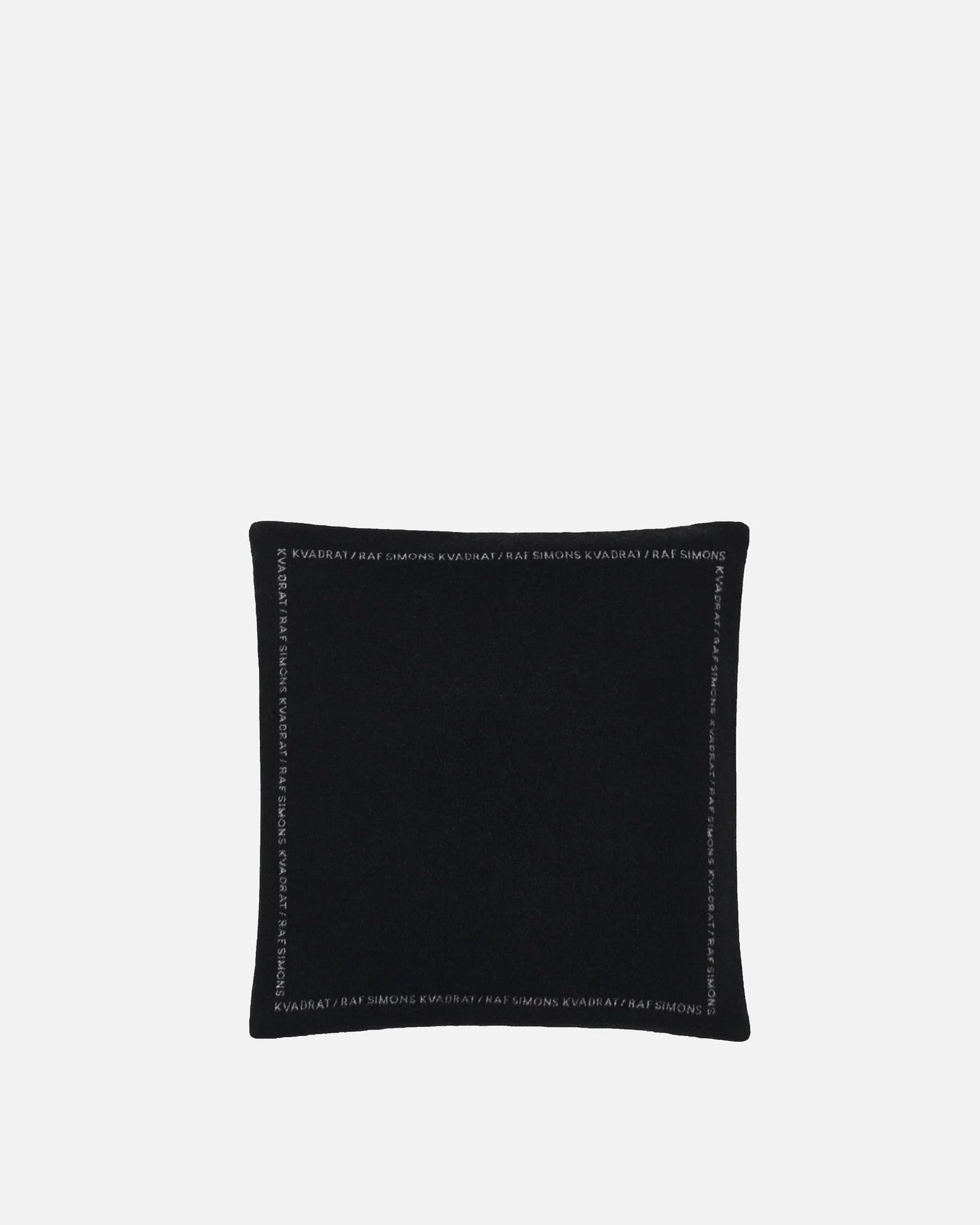 Kvadrat/Raf Simons Home Goods OS Double Face Wool Cushion in Black