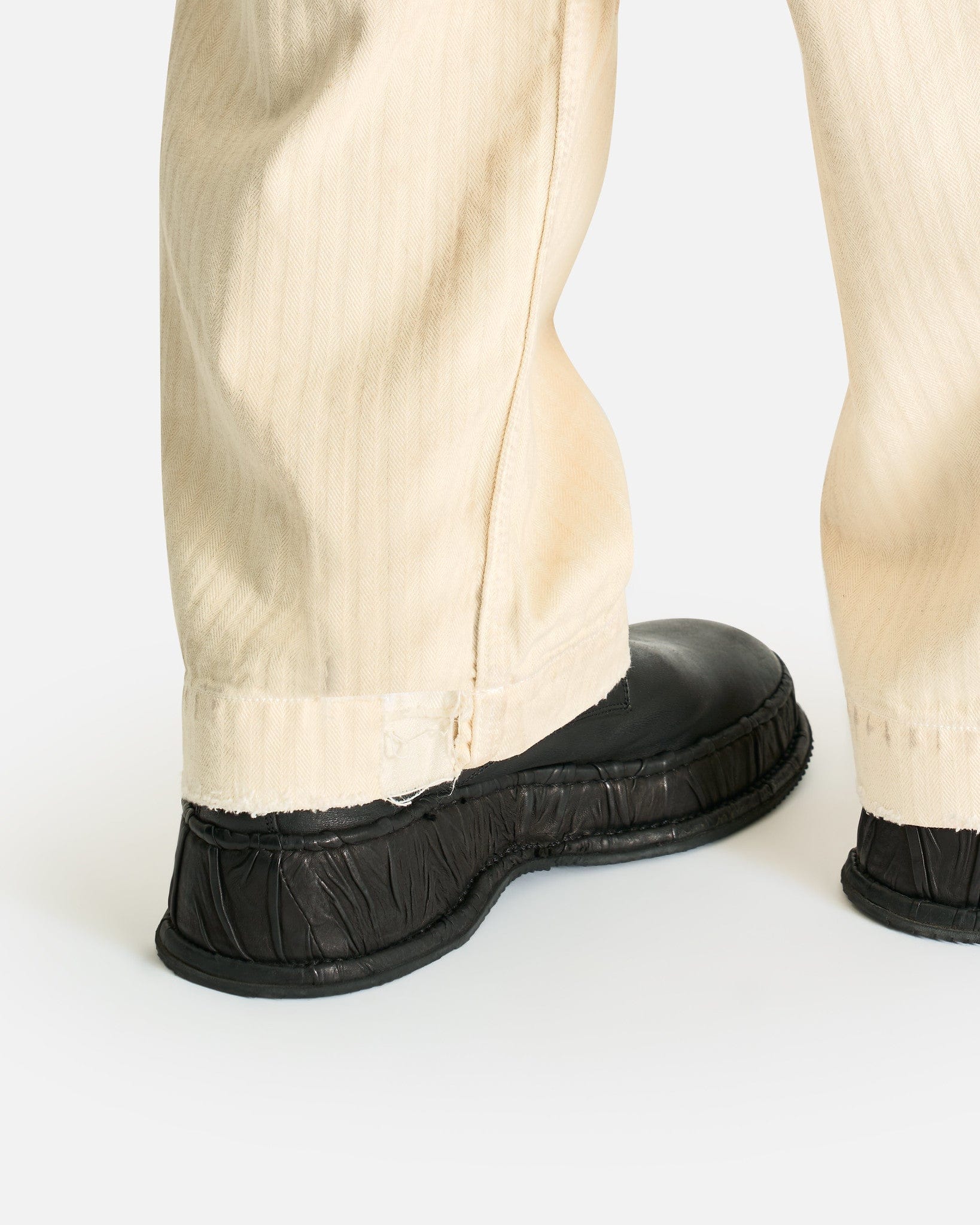 Enfants Riches Deprimes Men's Jeans Double Knee Paint Pant in White