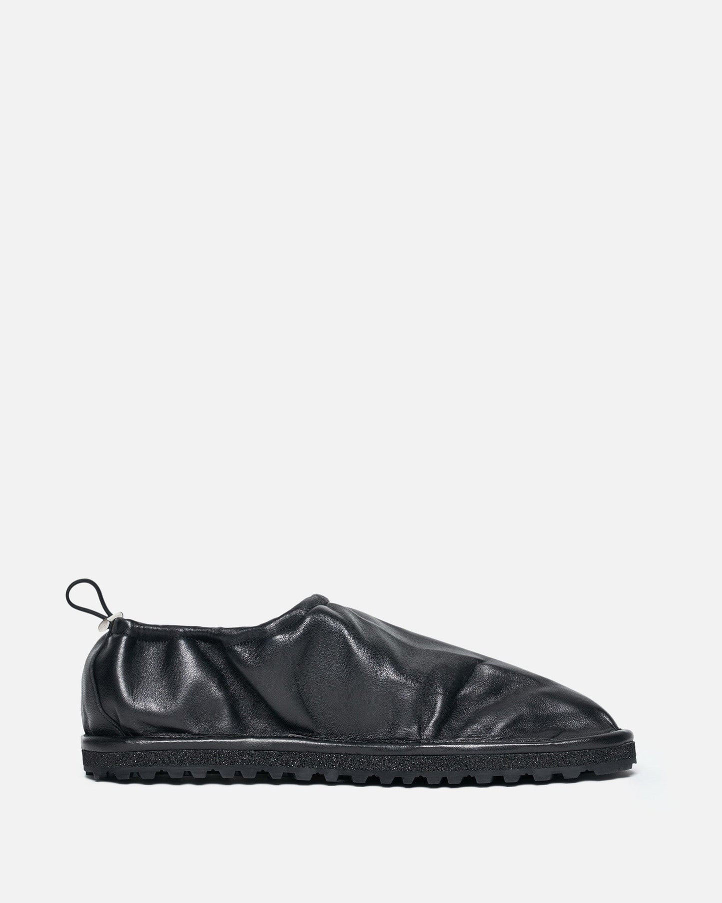 Dries Van Noten Men's Shoes Drawstring Slippers in Black