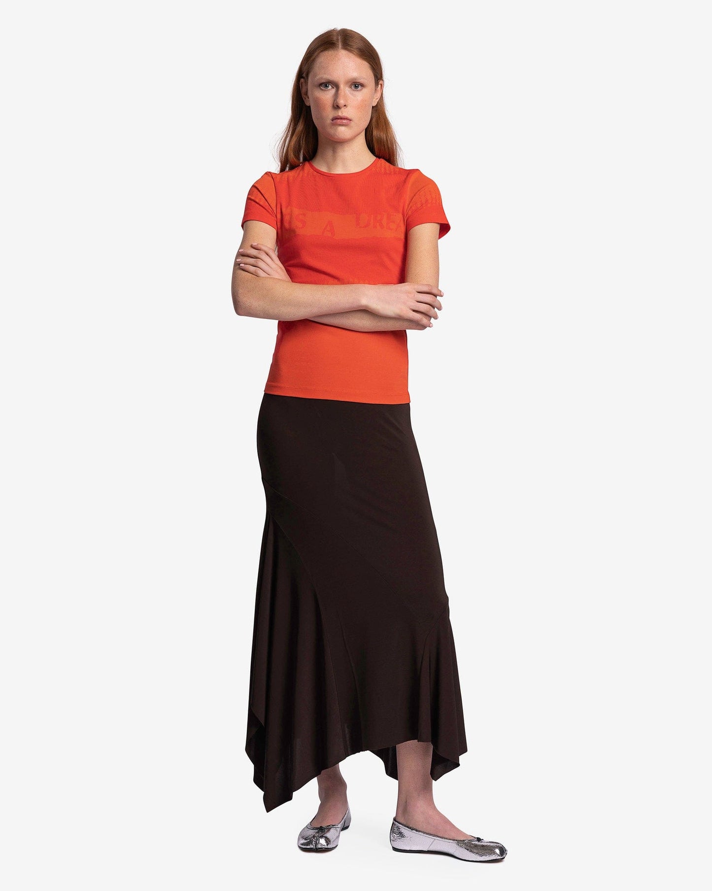 Paloma Wool Women T-Shirts Dreamy Soft Top in Red