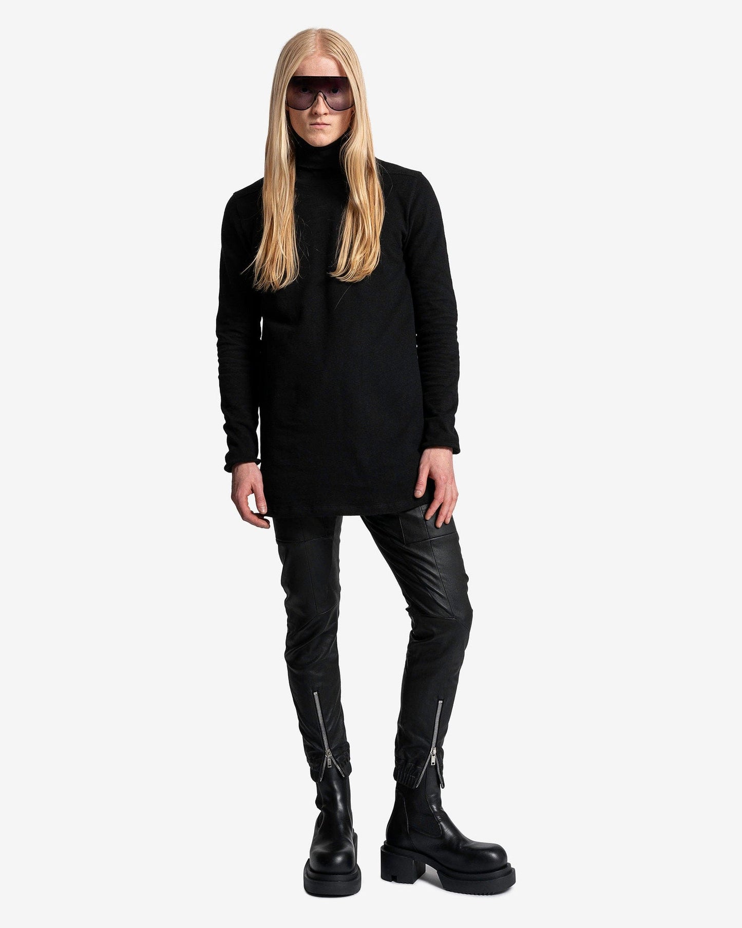 Rick Owens Men's Pants Easy Strobe Cargos in Black