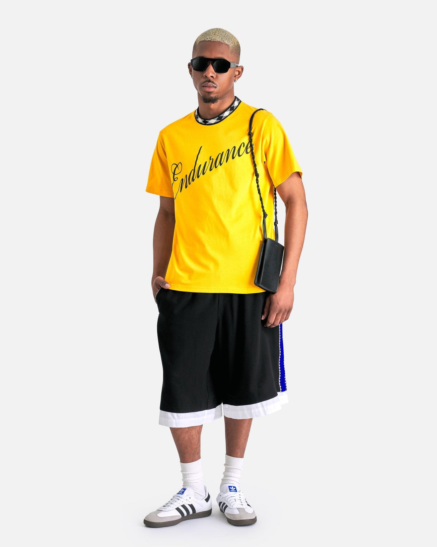 Wales Bonner Men's T-Shirts Endurance T-Shirt in Turmeric