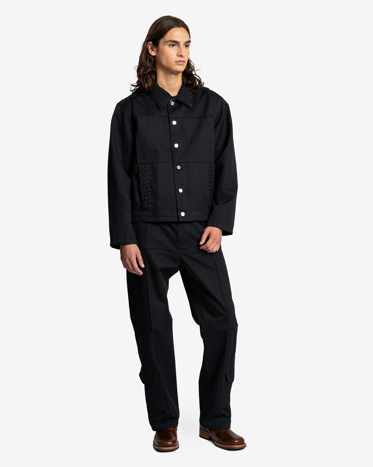 NAMACHEKO Men's Pants Ernulf Jacket in Midnight Blue