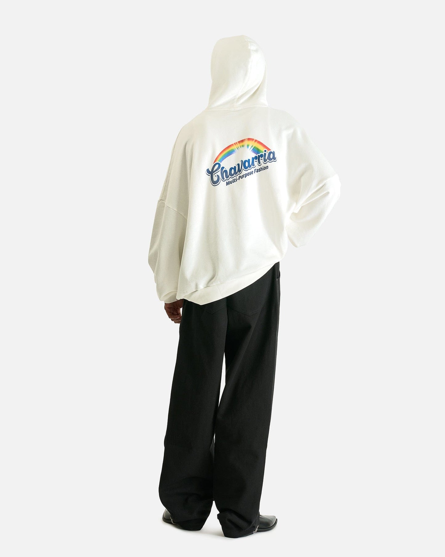 Willy Chavarria Men's Sweatshirts Fabuloso Hooligan Hoodie in White