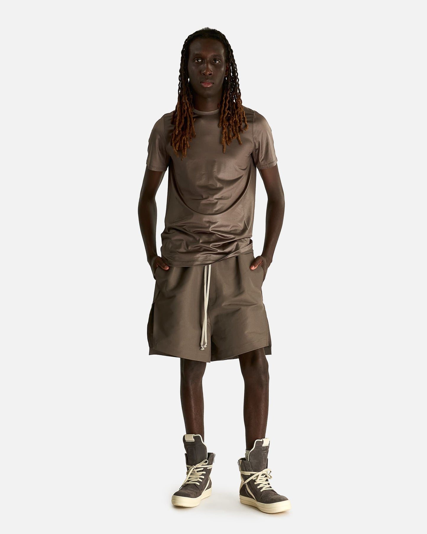 Rick Owens Men's Shorts Faun Boxers in Dust