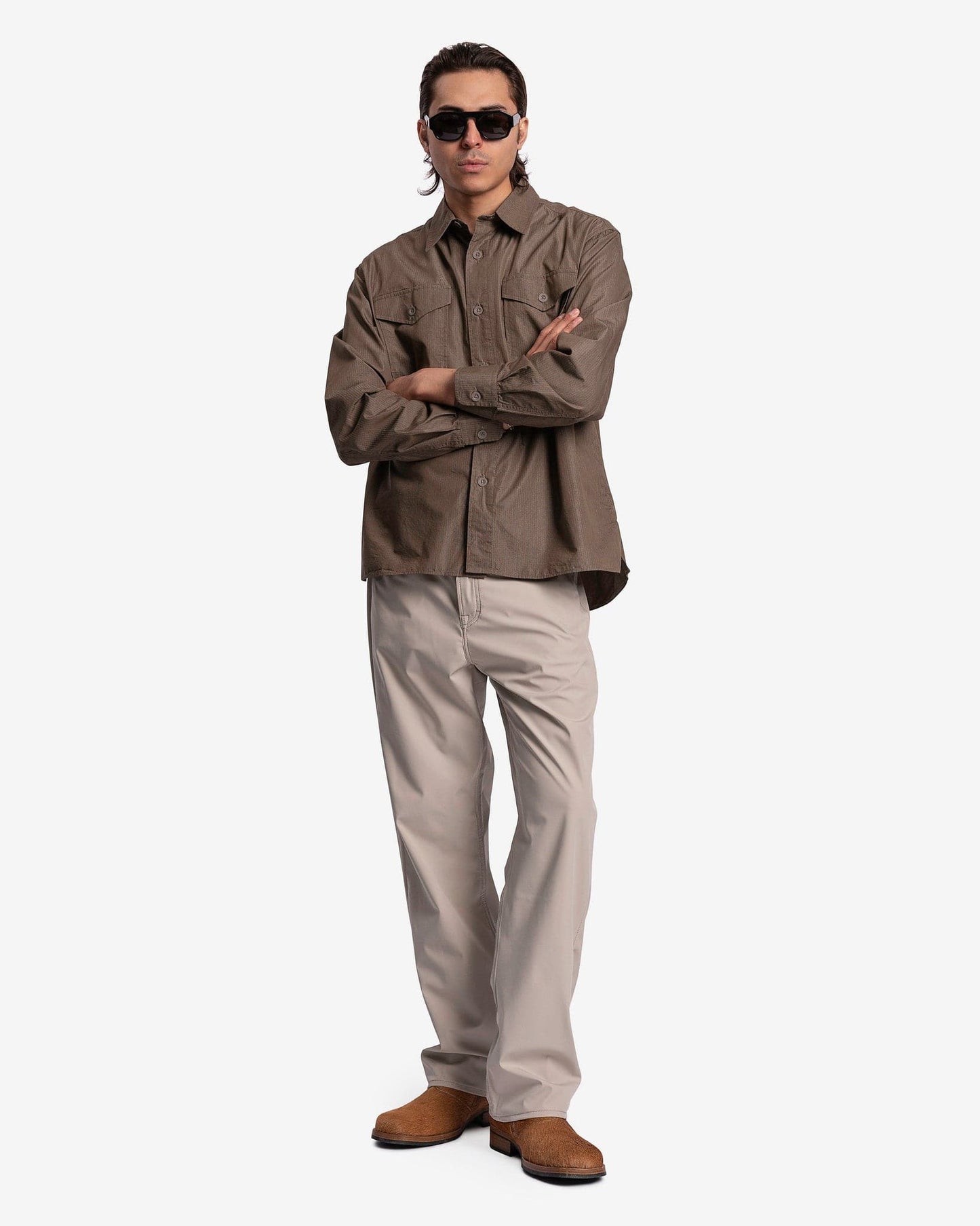 Our Legacy Men's Pants Formal Cut in Dusty White Muted Scuba
