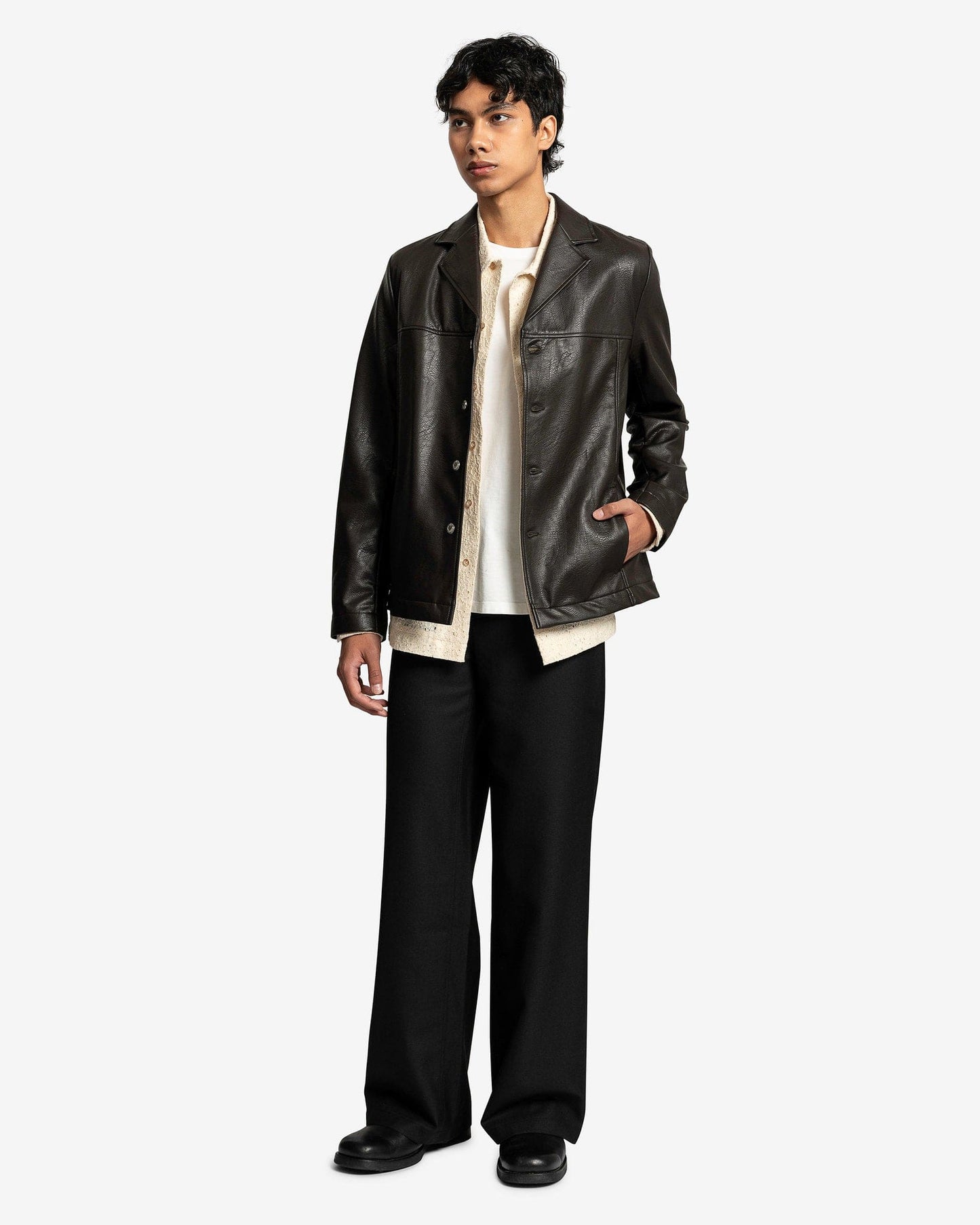 Séfr Men's Jackets Francis Jacket in Coffee Brown