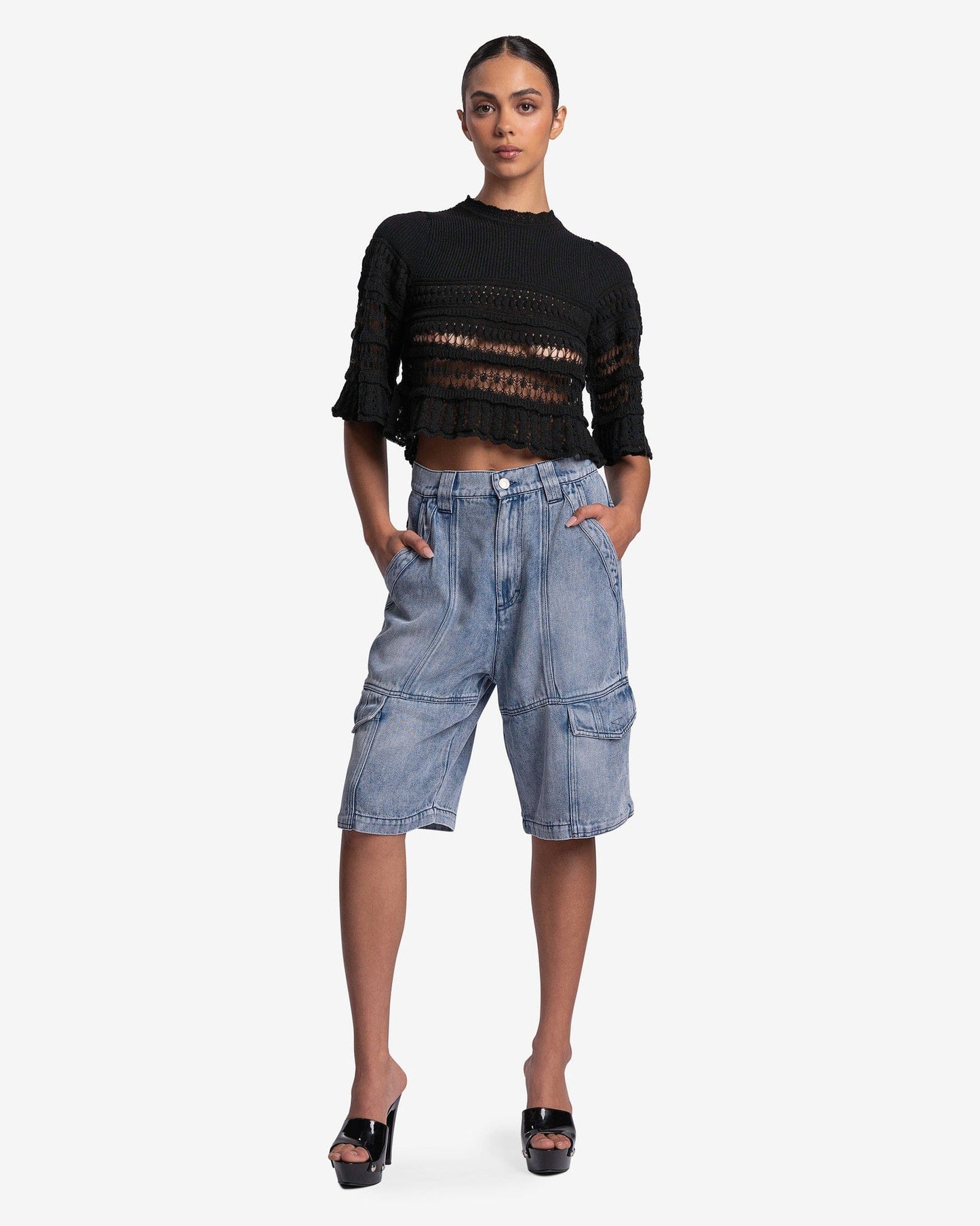 Isabel Marant Etoile Women Sweaters Frizy Pullover in Black