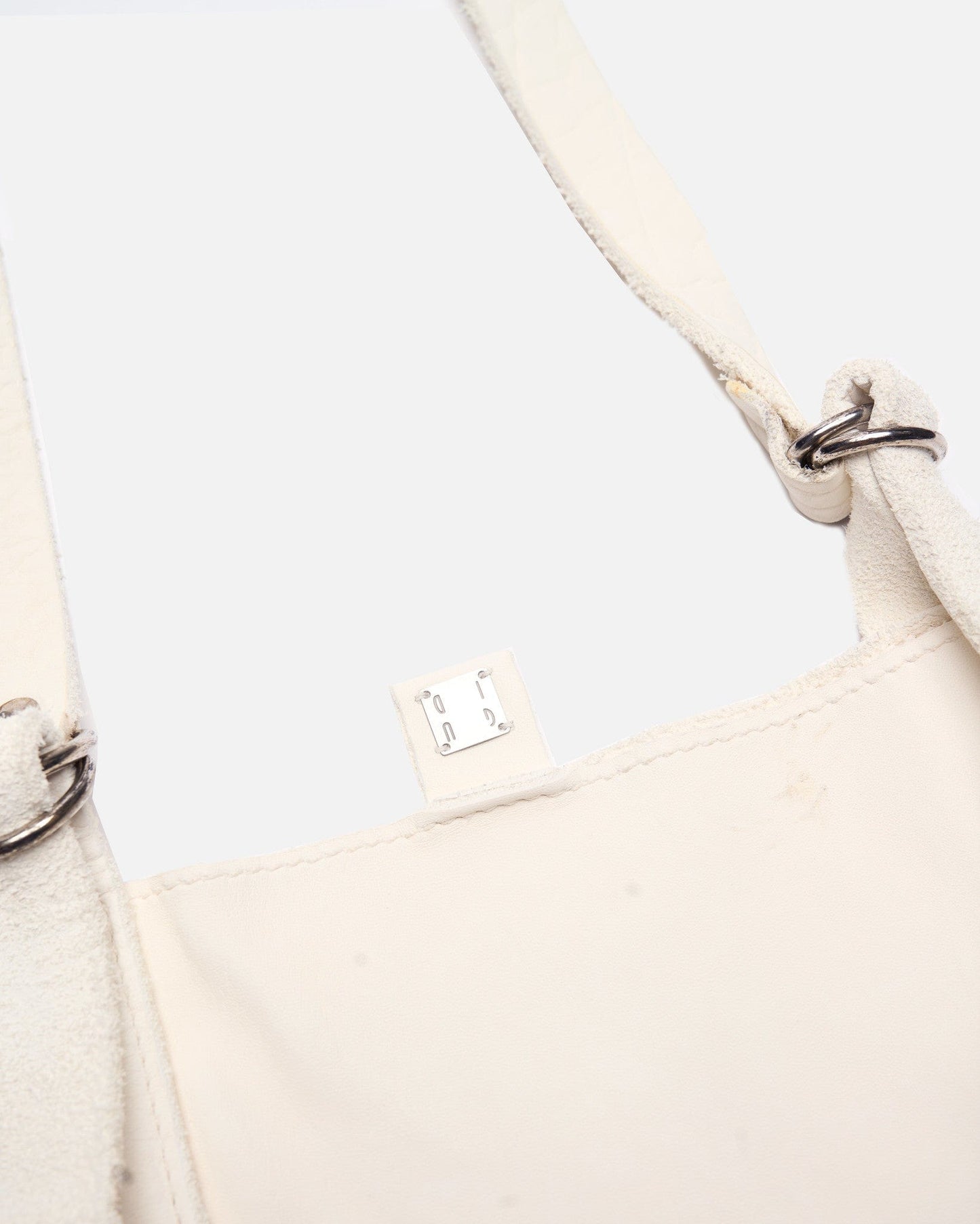 Guidi Men's Bags OS FT2 Horse Leather Flat Bag in White