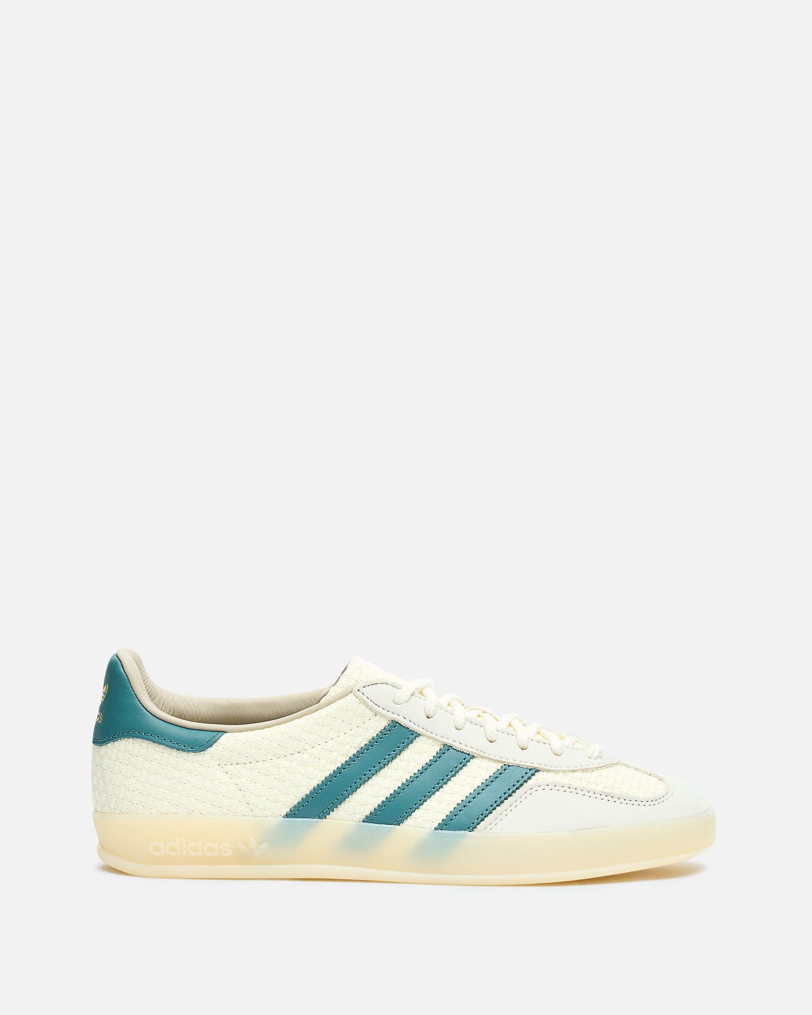 Adidas Men's Sneakers Gazelle Indoor in Cream White/Preloved Teal