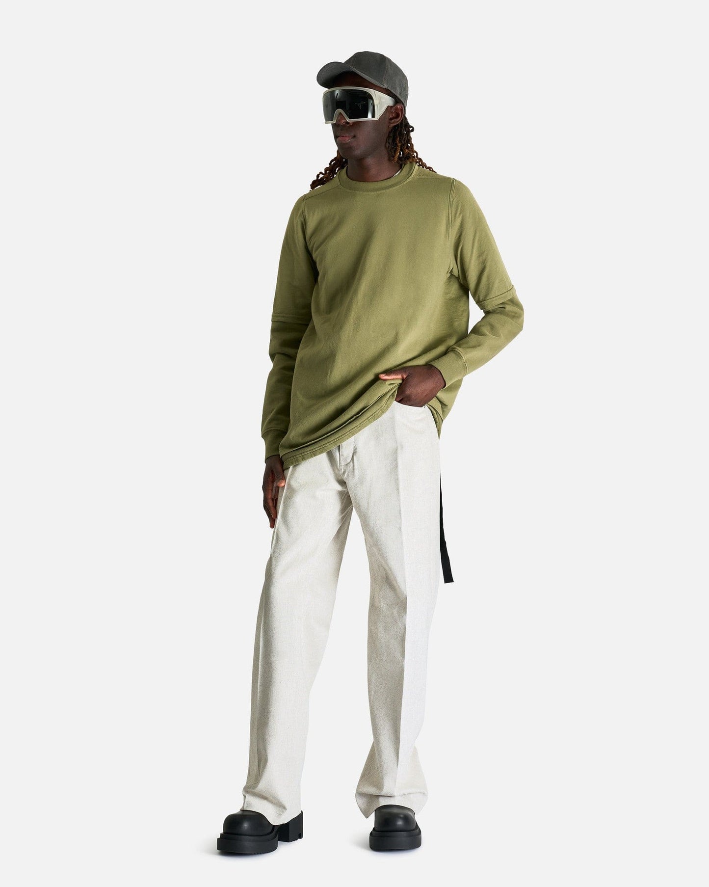 Rick Owens Men's Jeans Geth Jeans in Dinge