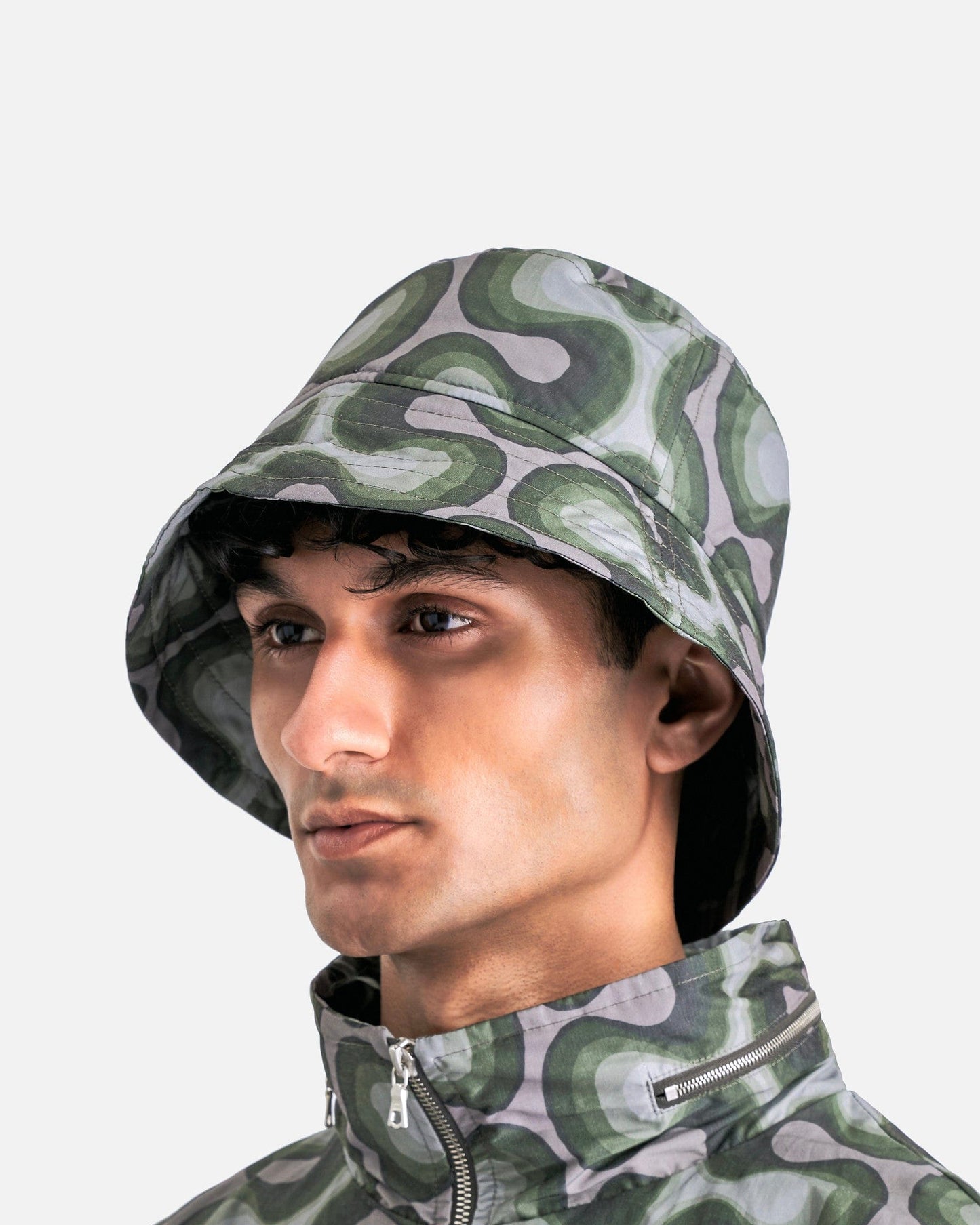 Dries Van Noten Men's Hats Gilly Hat in Khaki