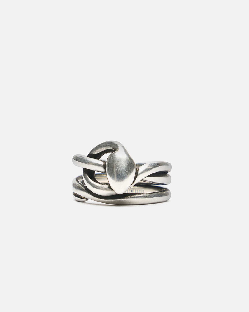 Ann Demeulemeester Jewelry Haki Snake Ring in Antique Silver