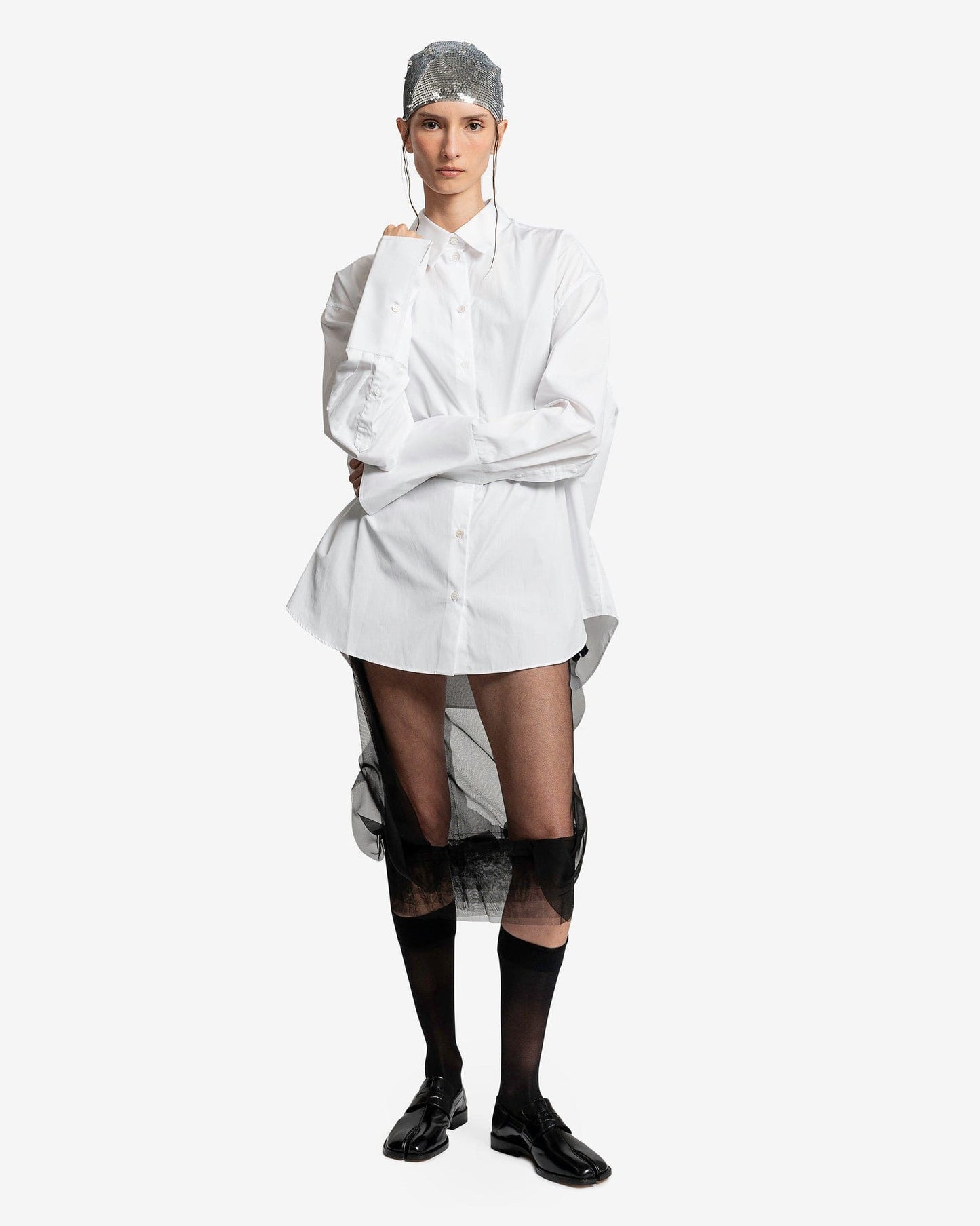 Maison Margiela Women's Hats Hat in White/Silver