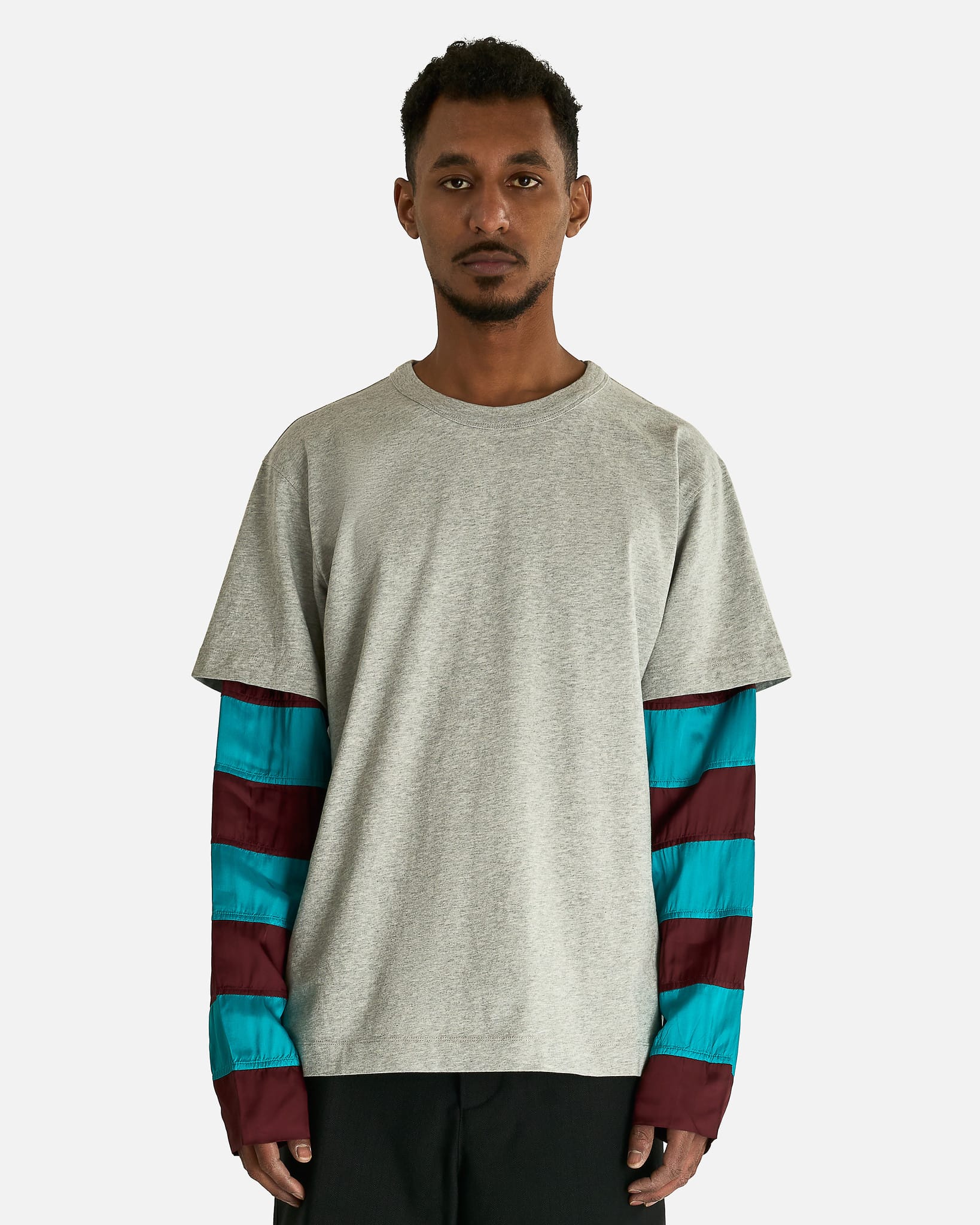 Heedar MK LS T-Shirt in Grey Melange – SVRN