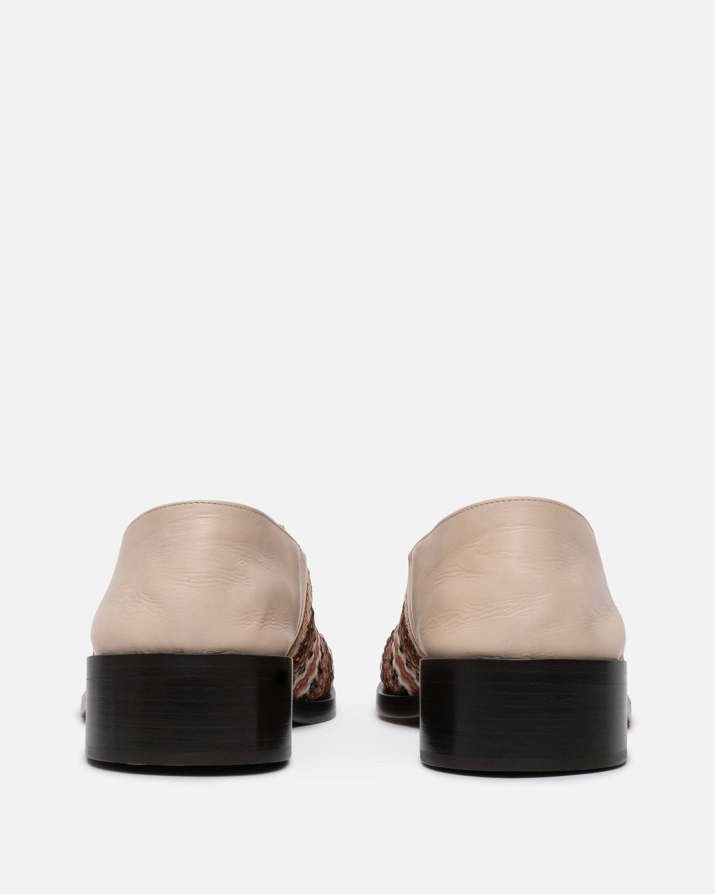 Wales Bonner Women's Shoes Heritage Loafer in Ivory/Brown