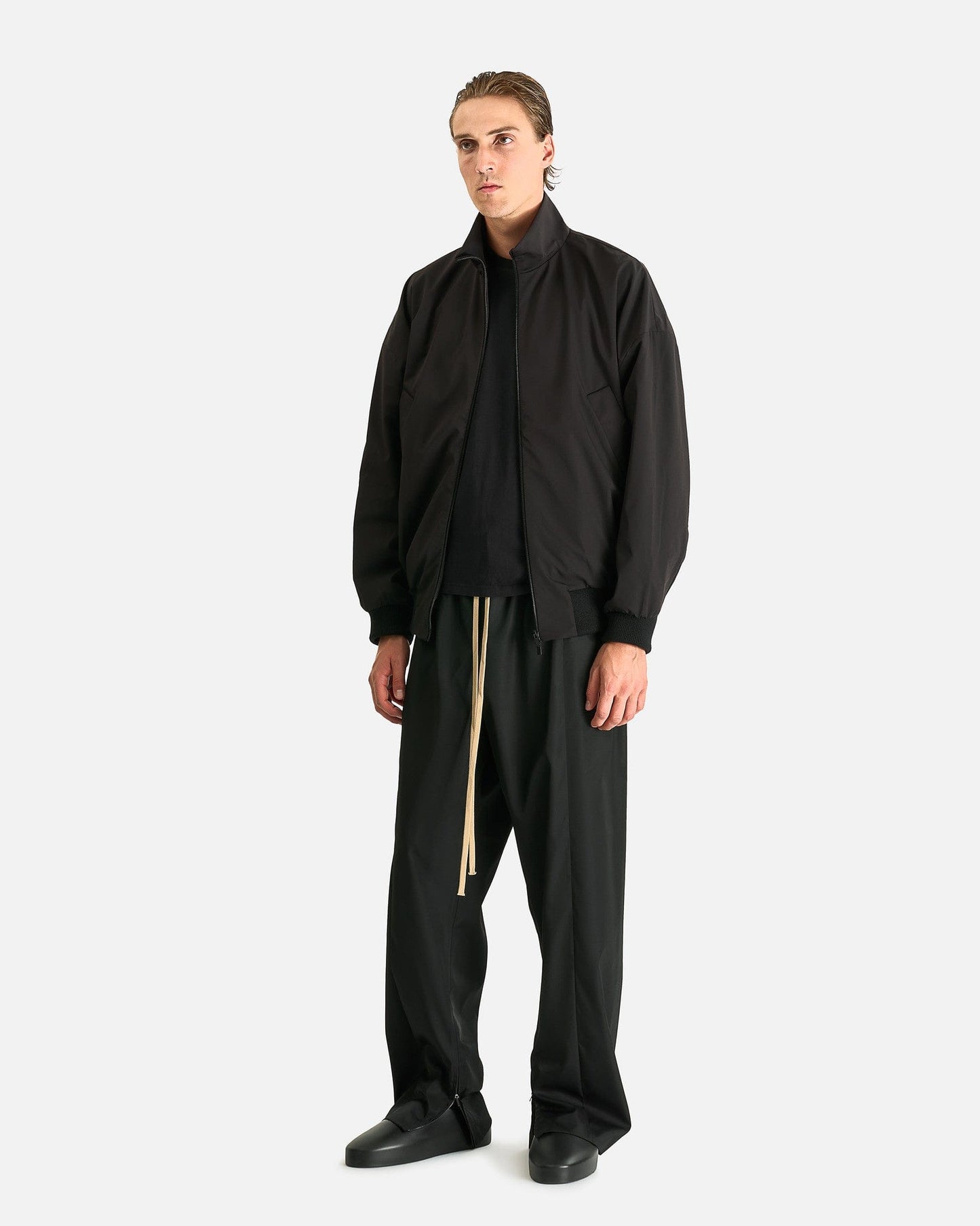 Fear of God Men's Jackets High Neck Track Jacket in Black