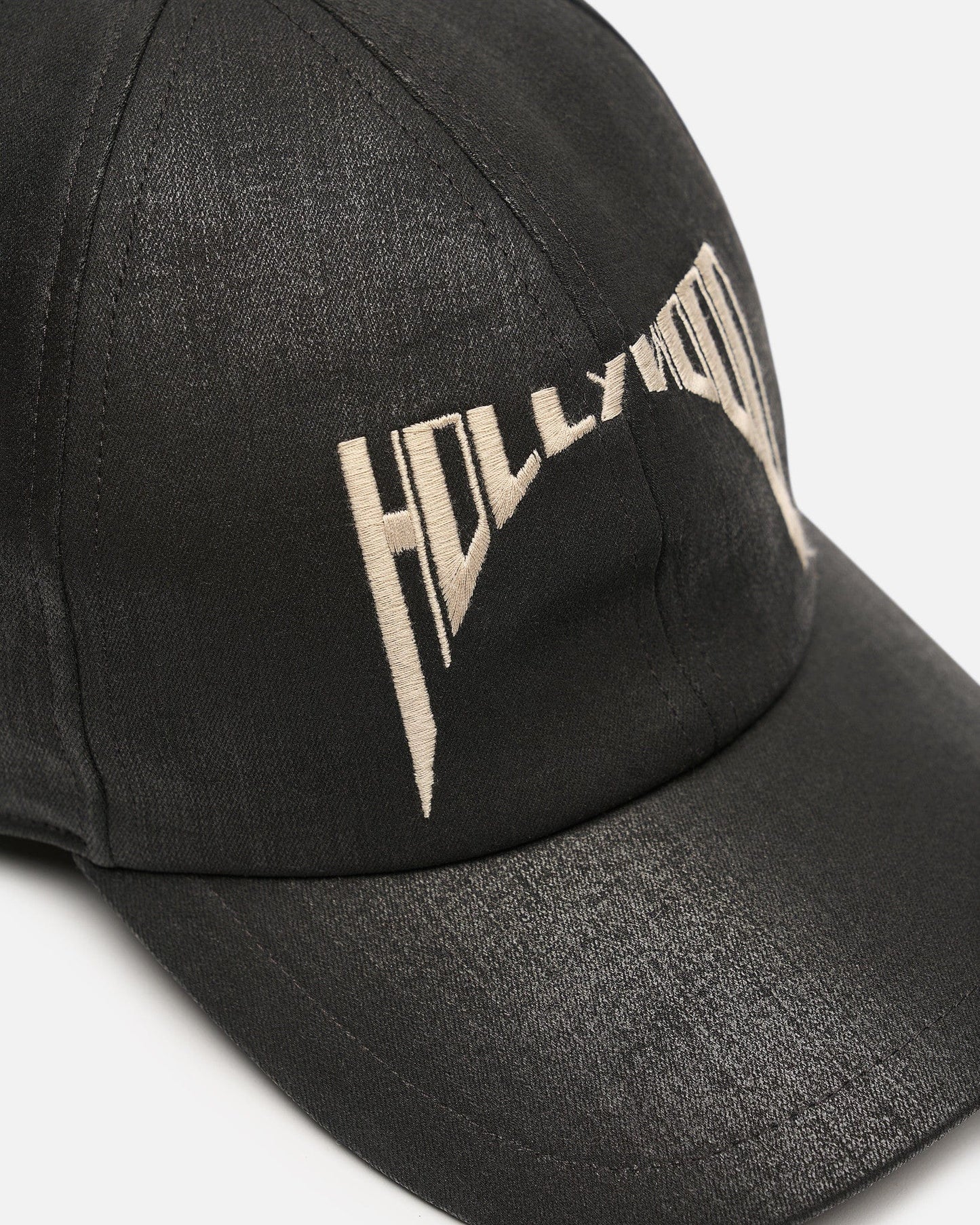 Rick Owens DRKSHDW Men's Hats Hollywood Baseball Cap in Black/Pearl