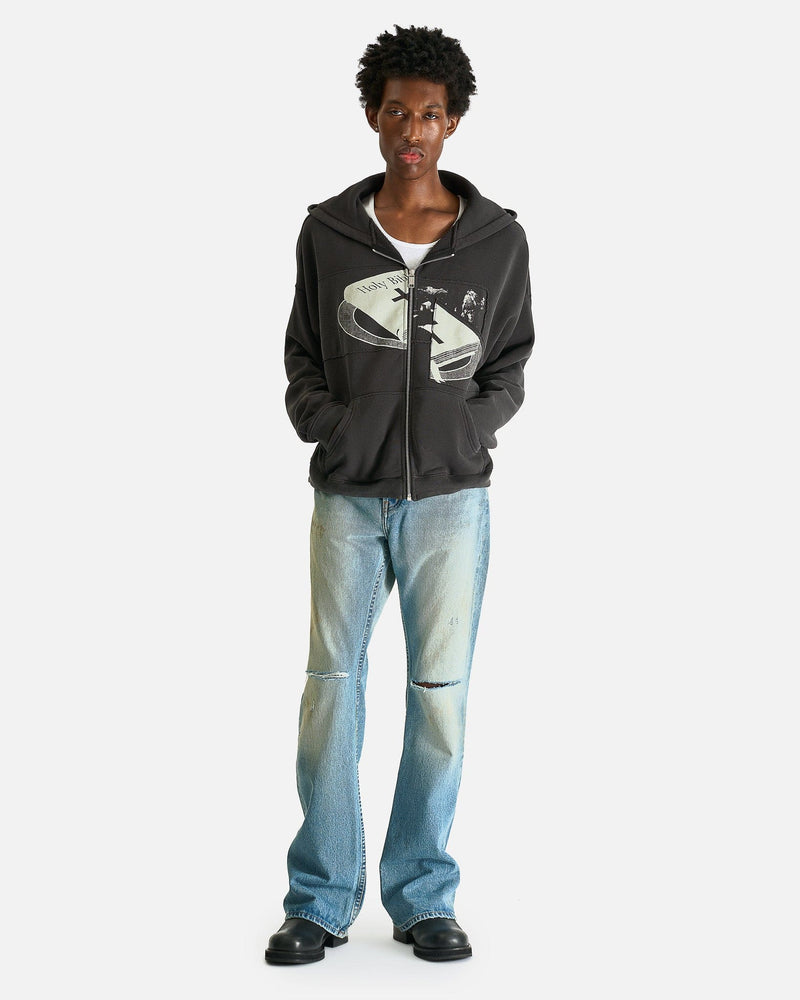 Enfants Riches Deprimes Men's Sweatshirts Holy Bible "Assemblage" Baggy Zip Hoodie in Black