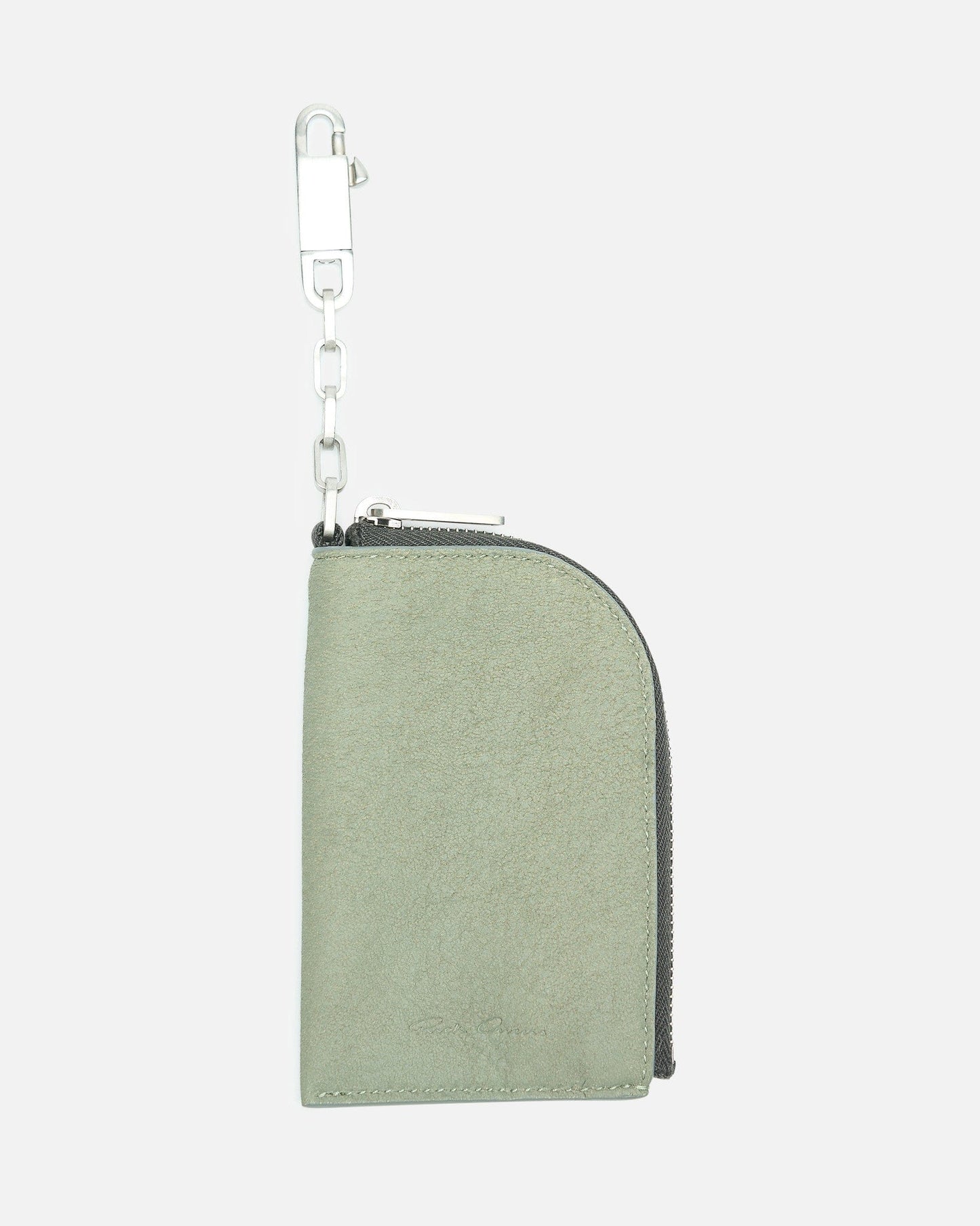 Rick Owens Leather Goods OS Hook Wallet in Celadon