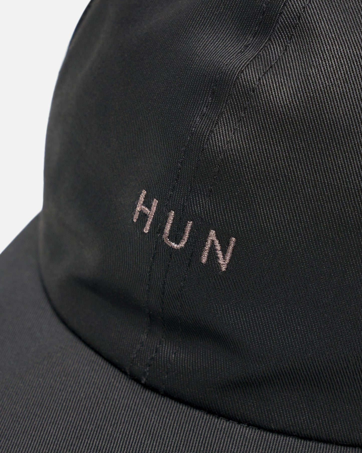 Rick Owens Men's Hats Hun Baseball Cap in Black/Dust