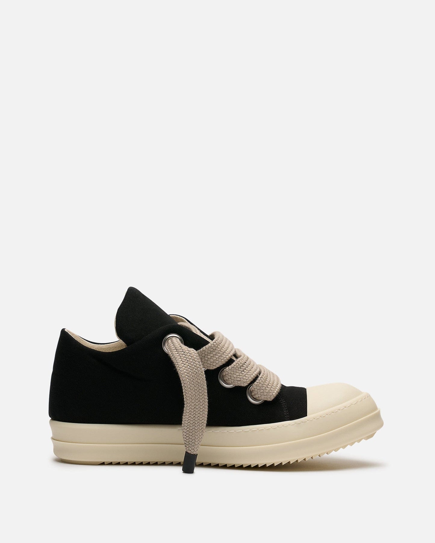 Rick Owens DRKSHDW Men's Sneakers Jumbo Lace Puffer in Black/Milk