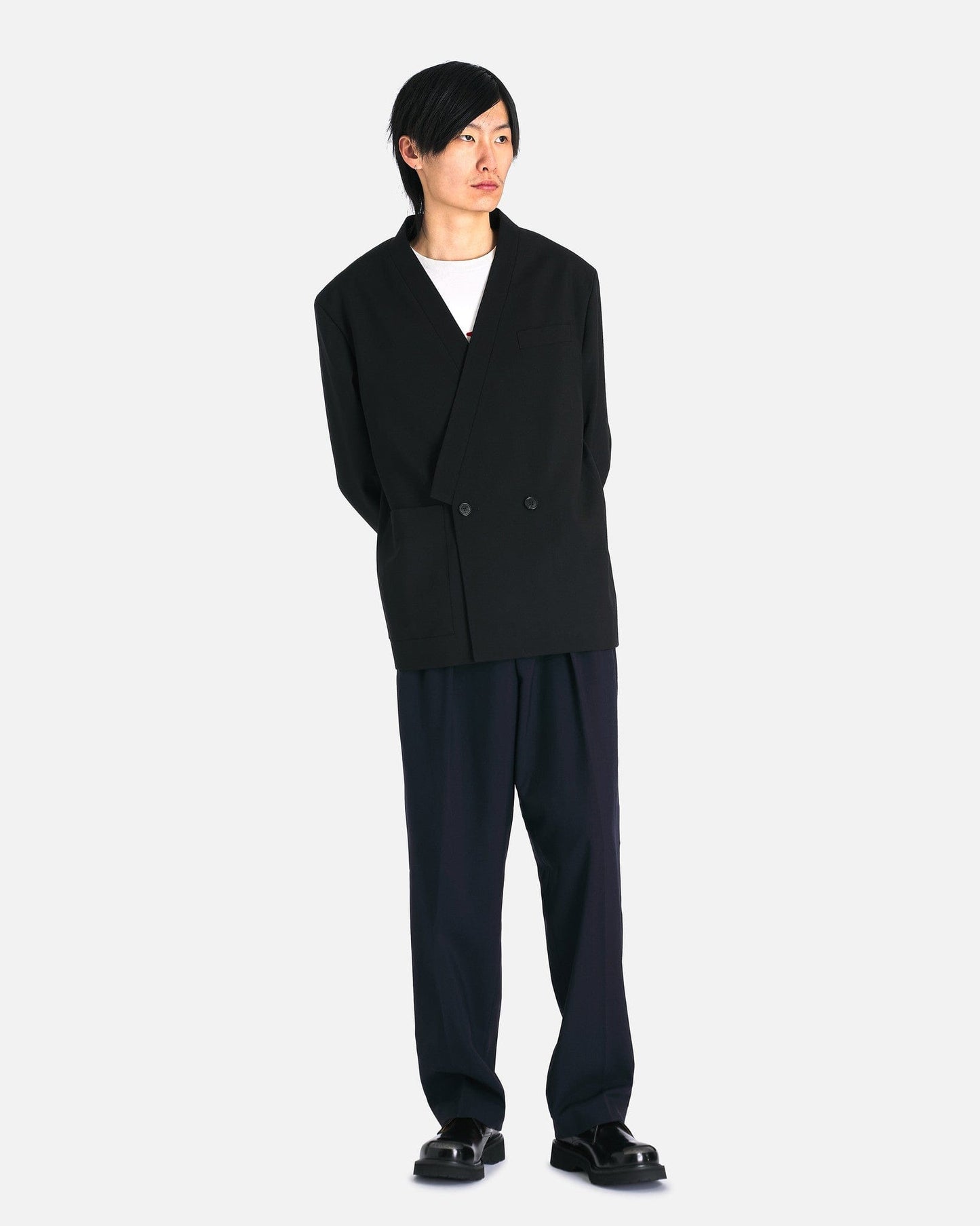 KENZO Men's Jackets Kimono Tailored Jacket in Black