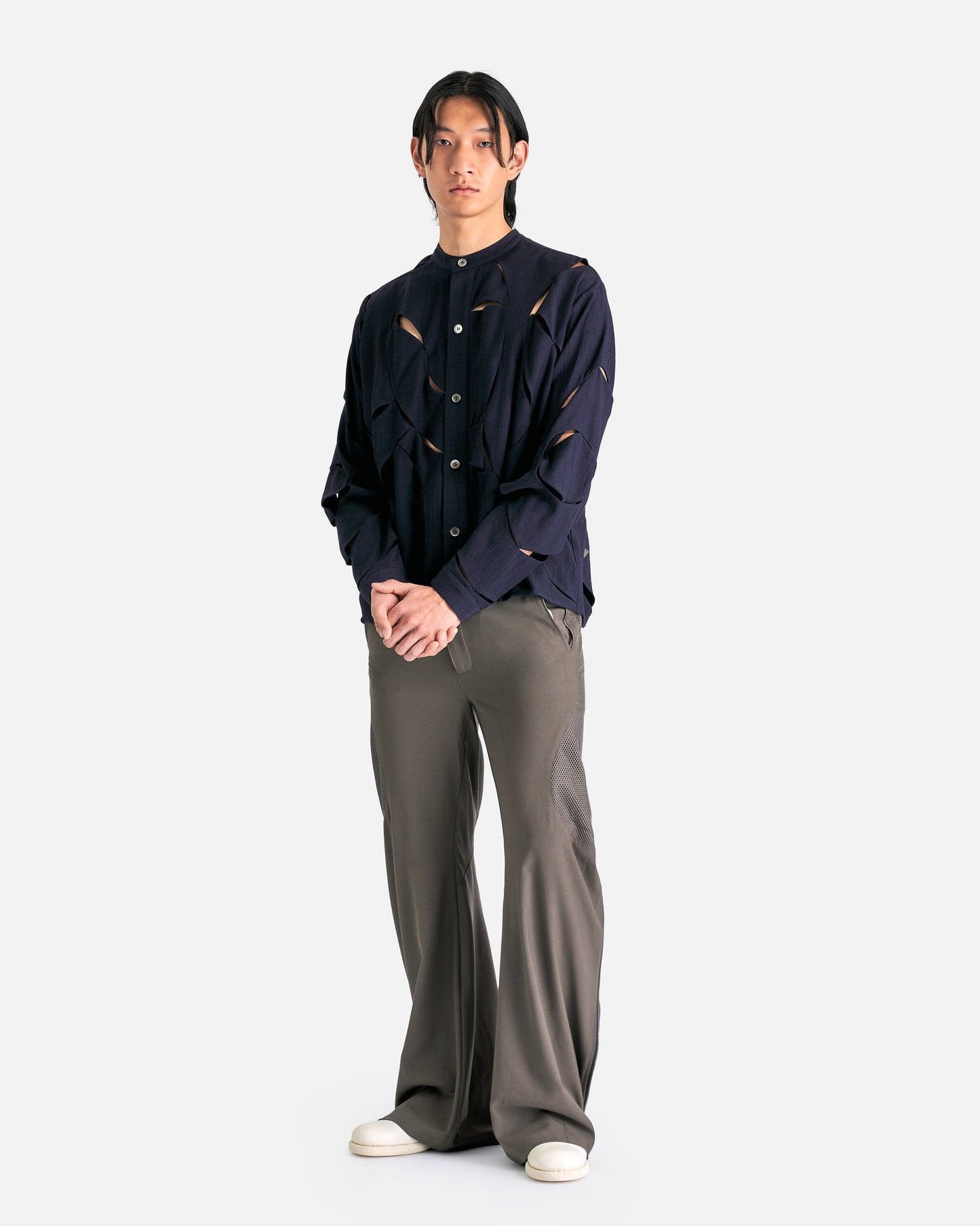 CMMAWEAR Men's Shirts Kintsugi Shirt in Navy