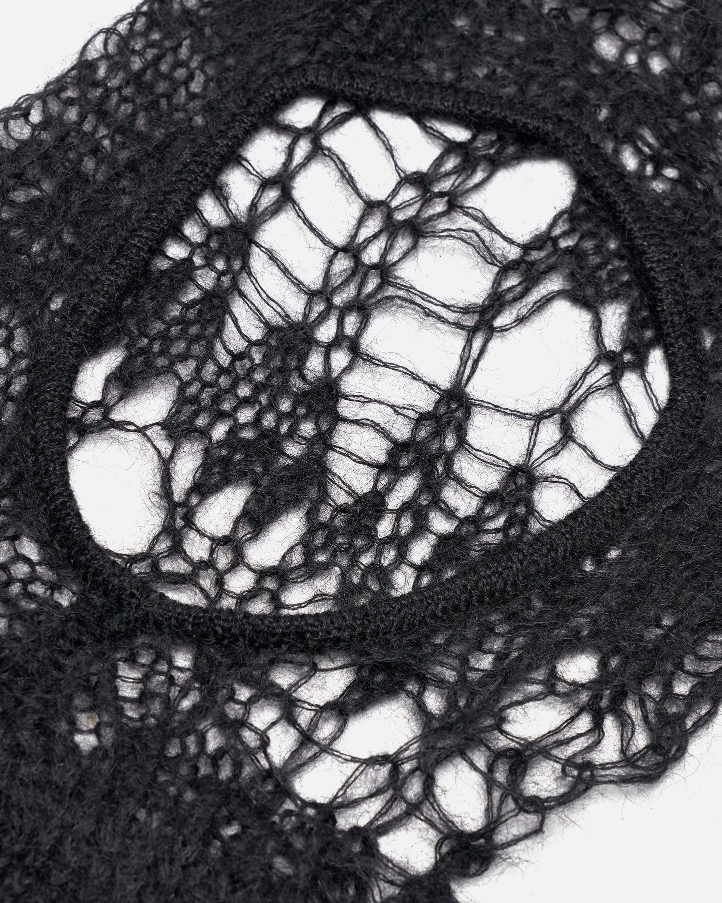 Rick Owens Men's Hats OS Knit Balaclava in Black