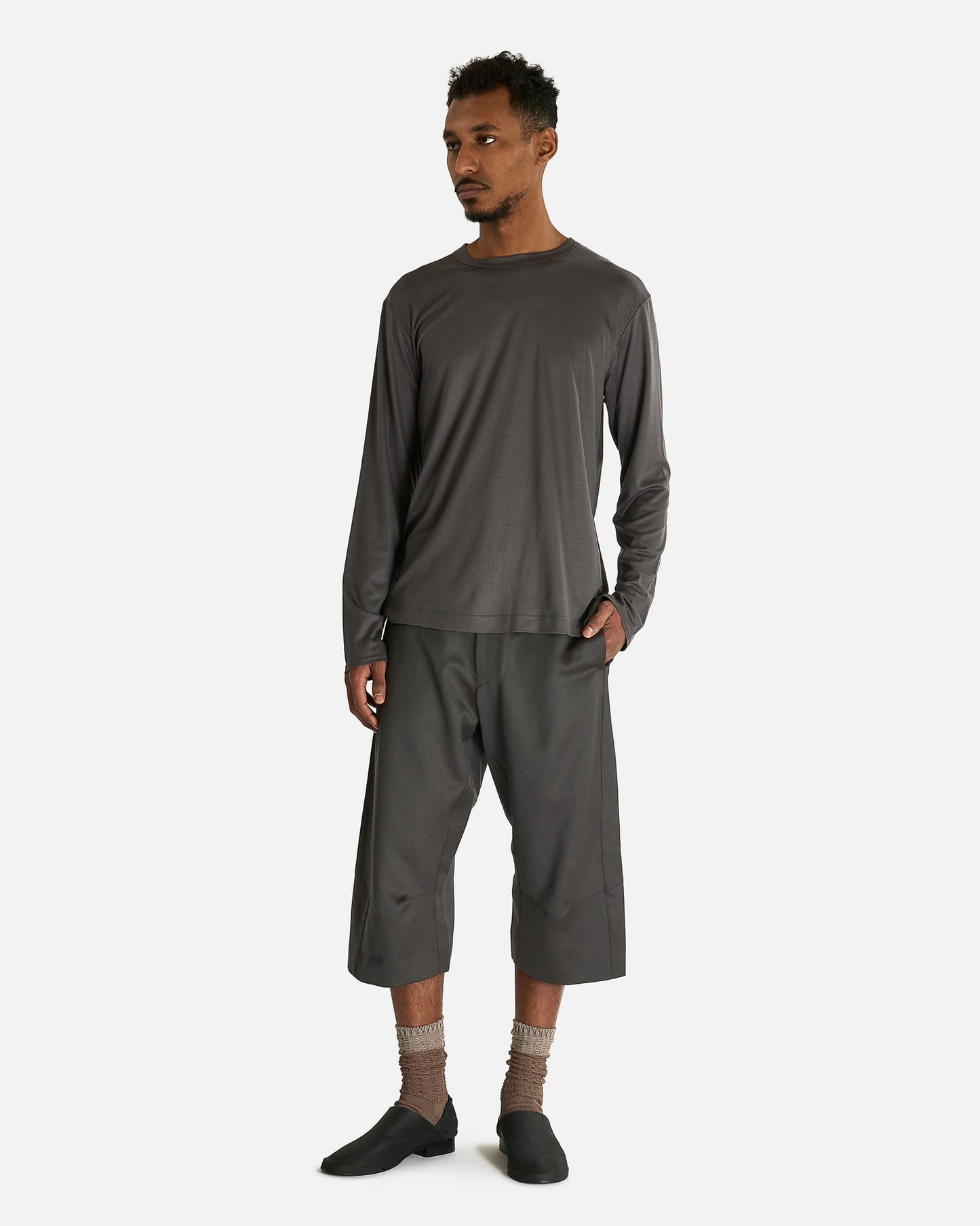 Omar Afridi Men's Shirts L/S Tee in Grey