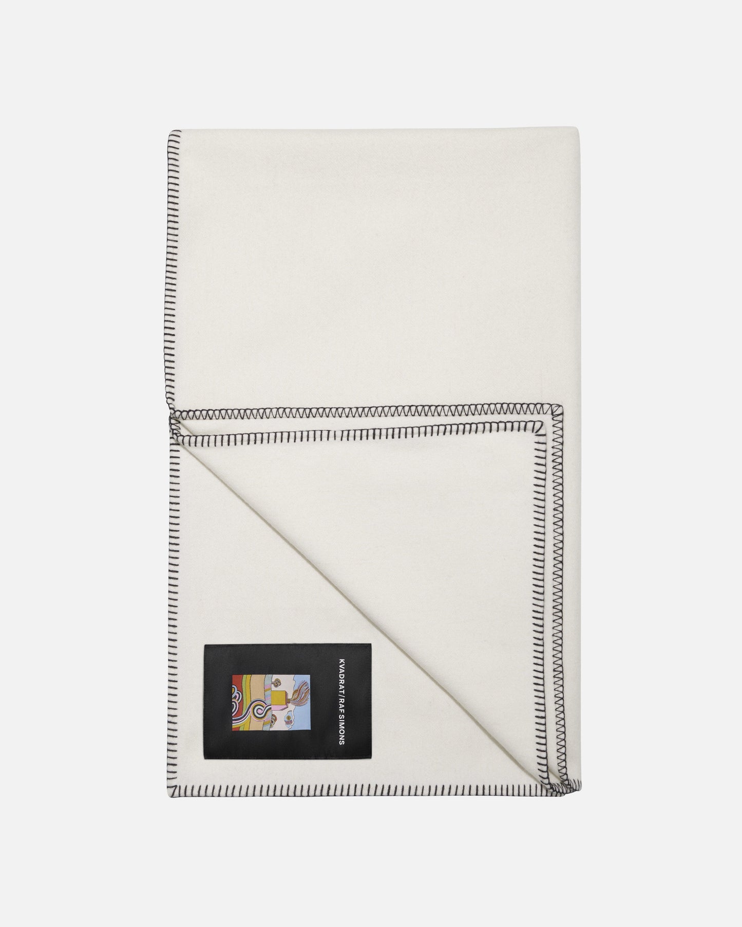 Kvadrat/Raf Simons Lambswool Throw in Off-White