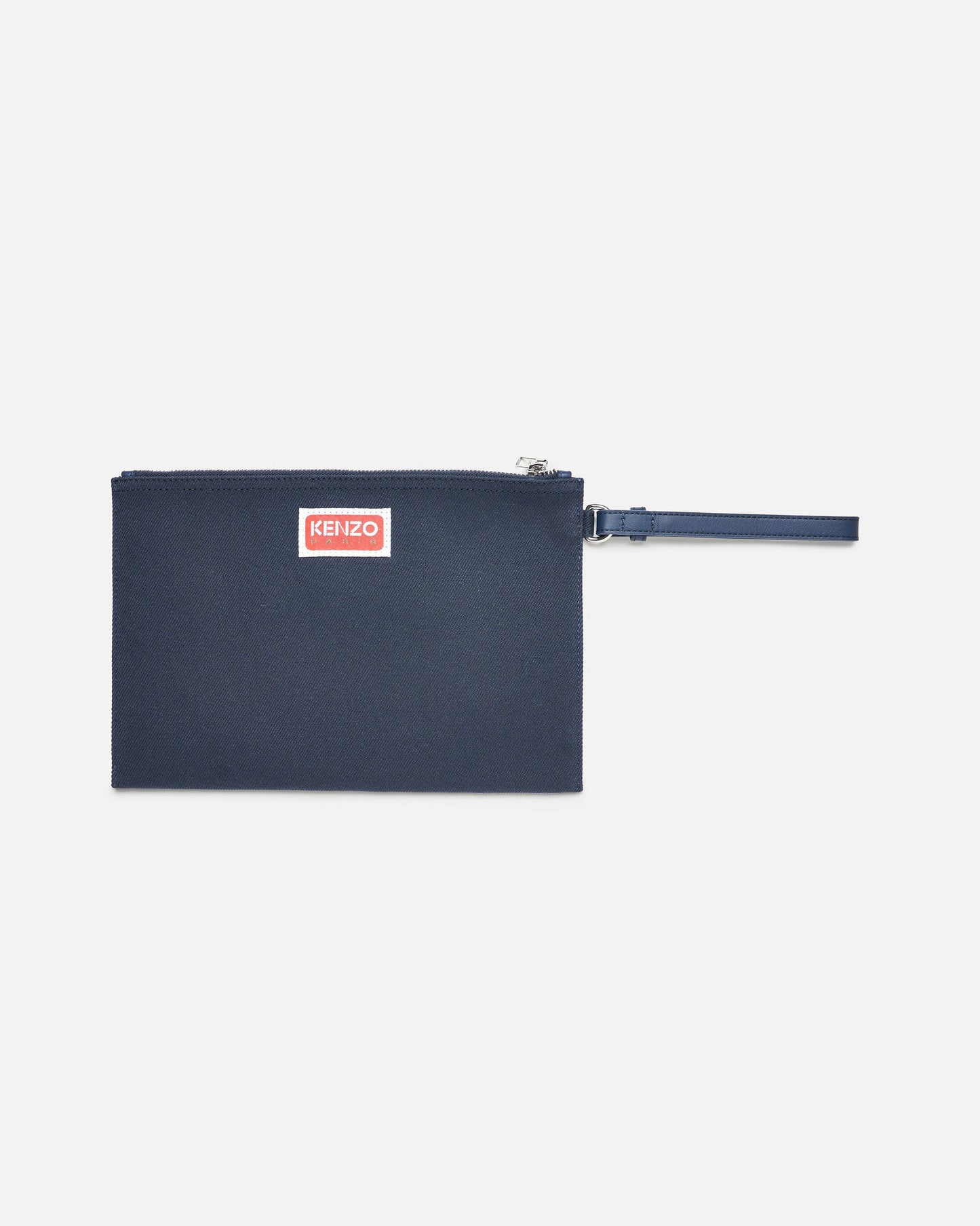 KENZO Leather Goods Large Clutch in Black