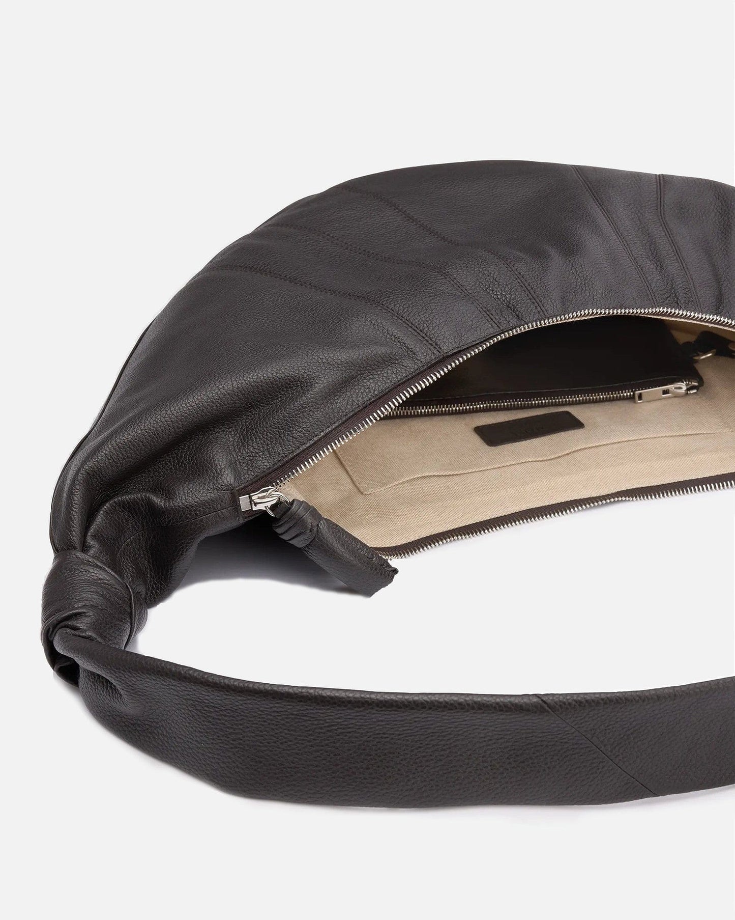 LEMAIRE Men's Bags OS Large Croissant Bag in Dark Chocolate