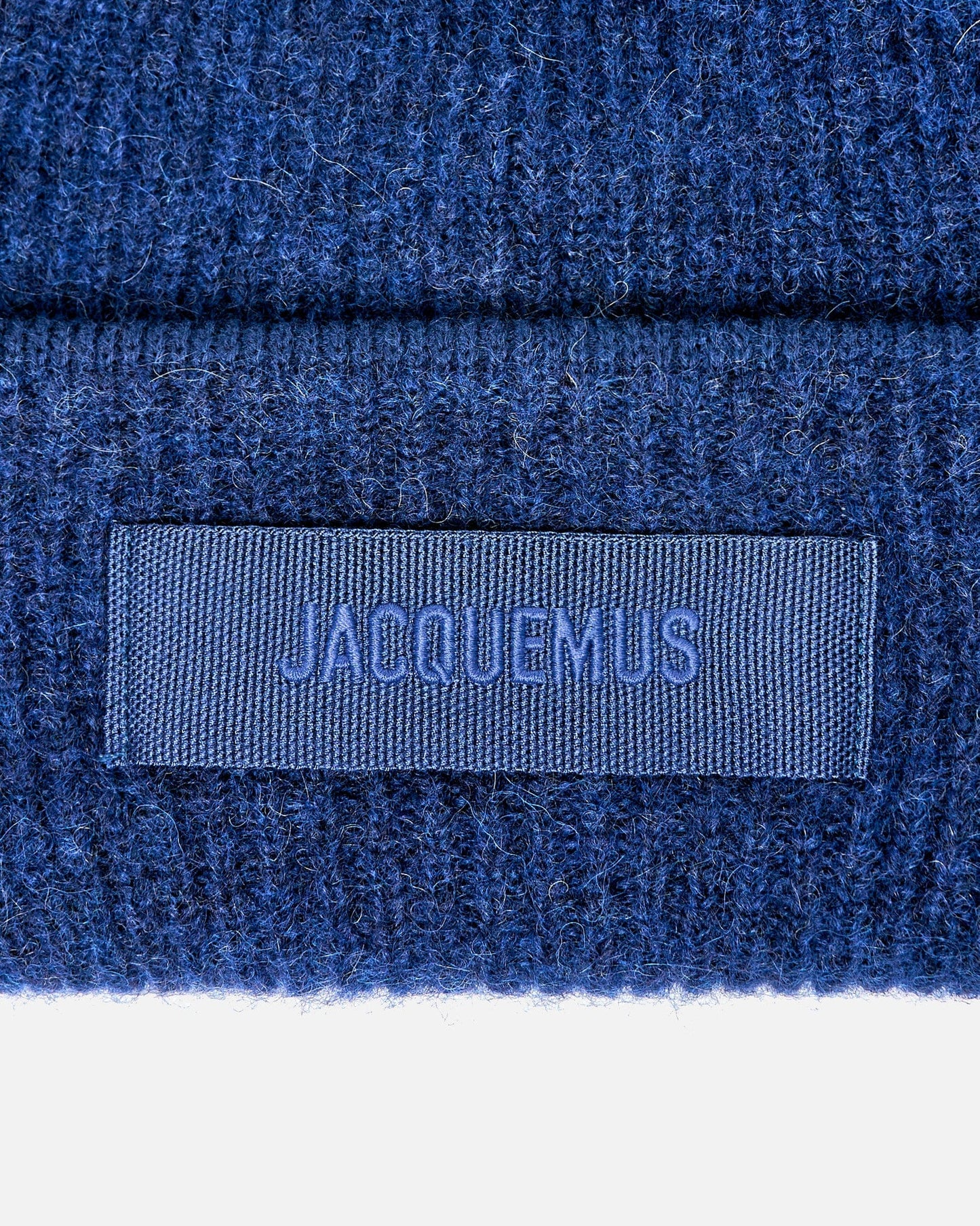 Jacquemus Men's Hats OS Le Bonnet Gros Grain in Navy