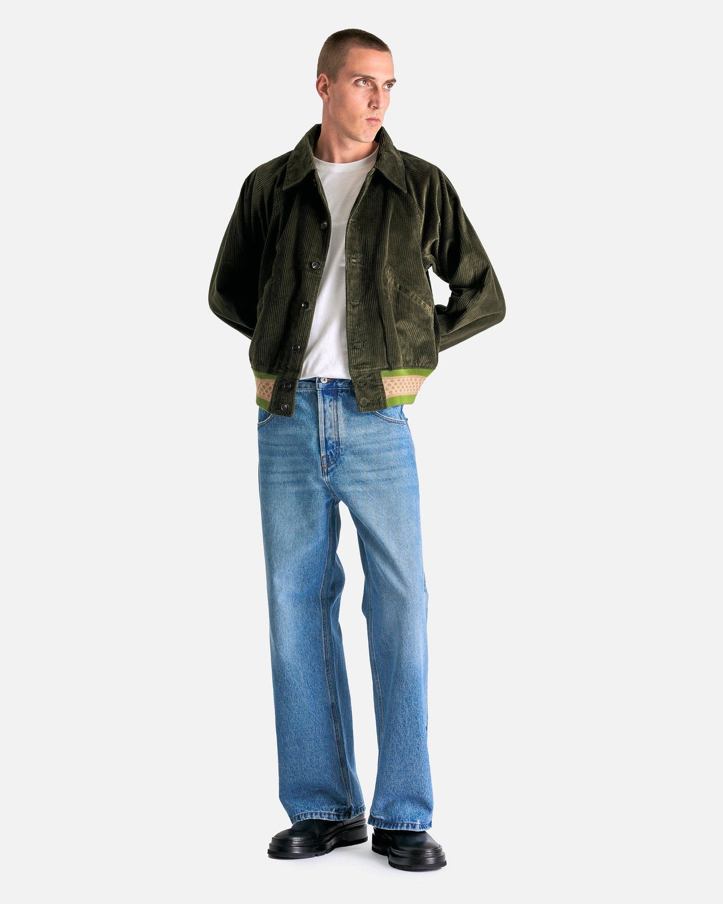 Jacquemus Men's Jeans Le De Nîmes Large in Faded Blue