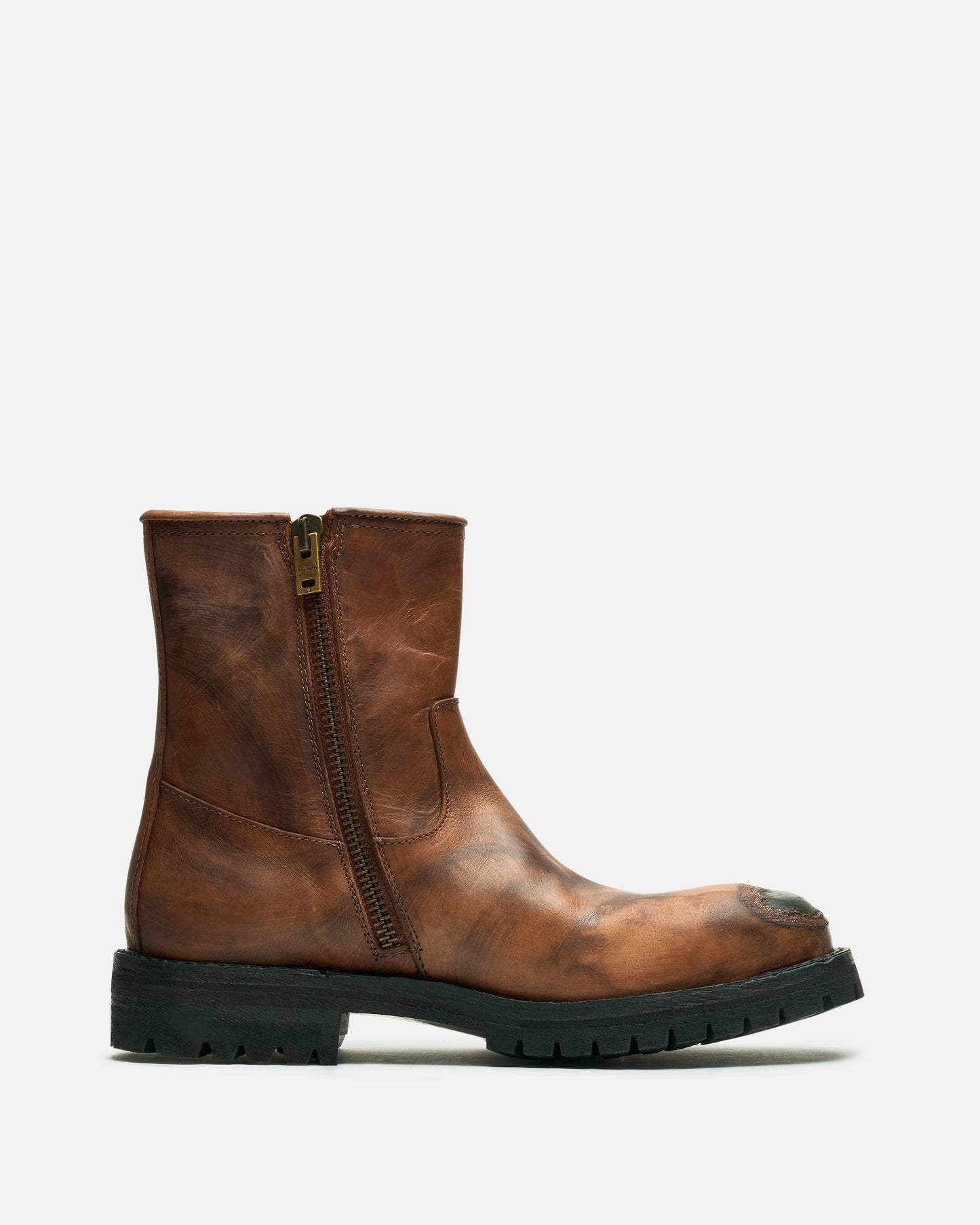 Acne Studios Men's Boots Leather Ankle Boot in Brown
