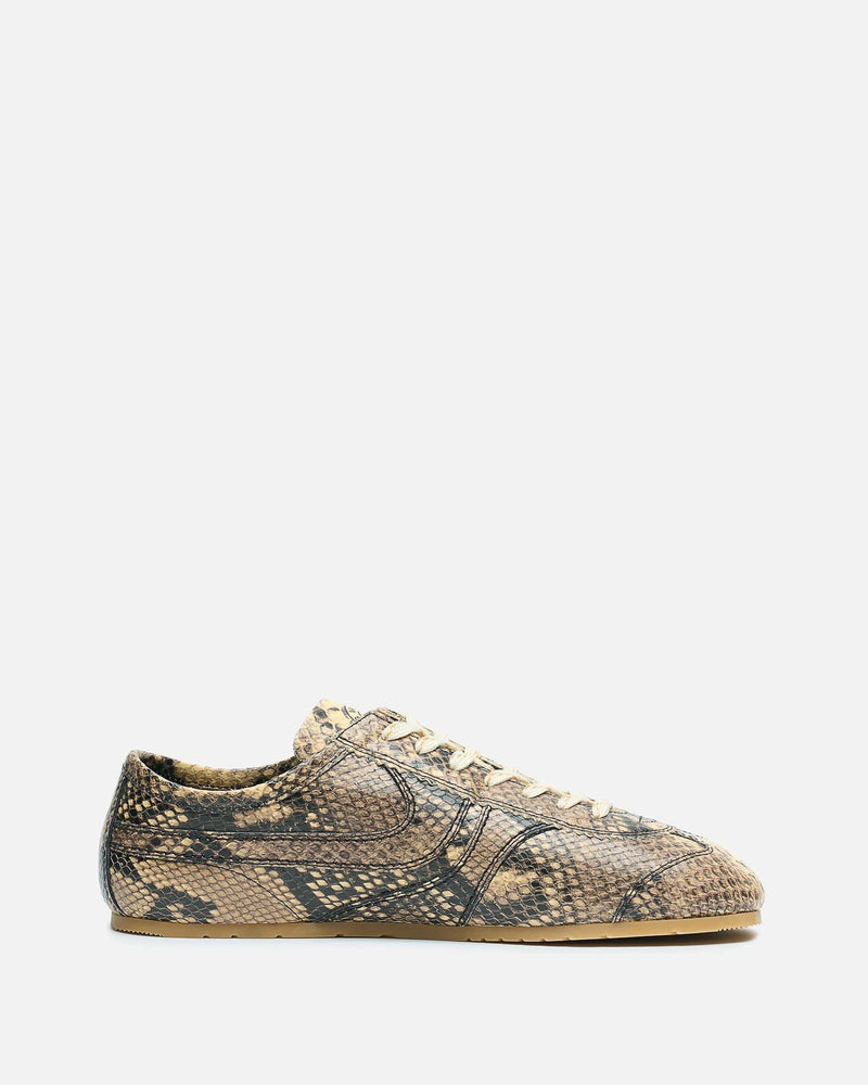 Dries Van Noten Men's Sneakers Leather Marathon Sneaker in Beige