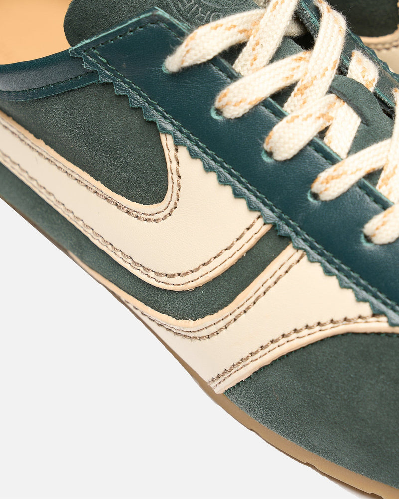 Dries Van Noten Men's Sneakers Leather Marathon Sneaker in Bottle