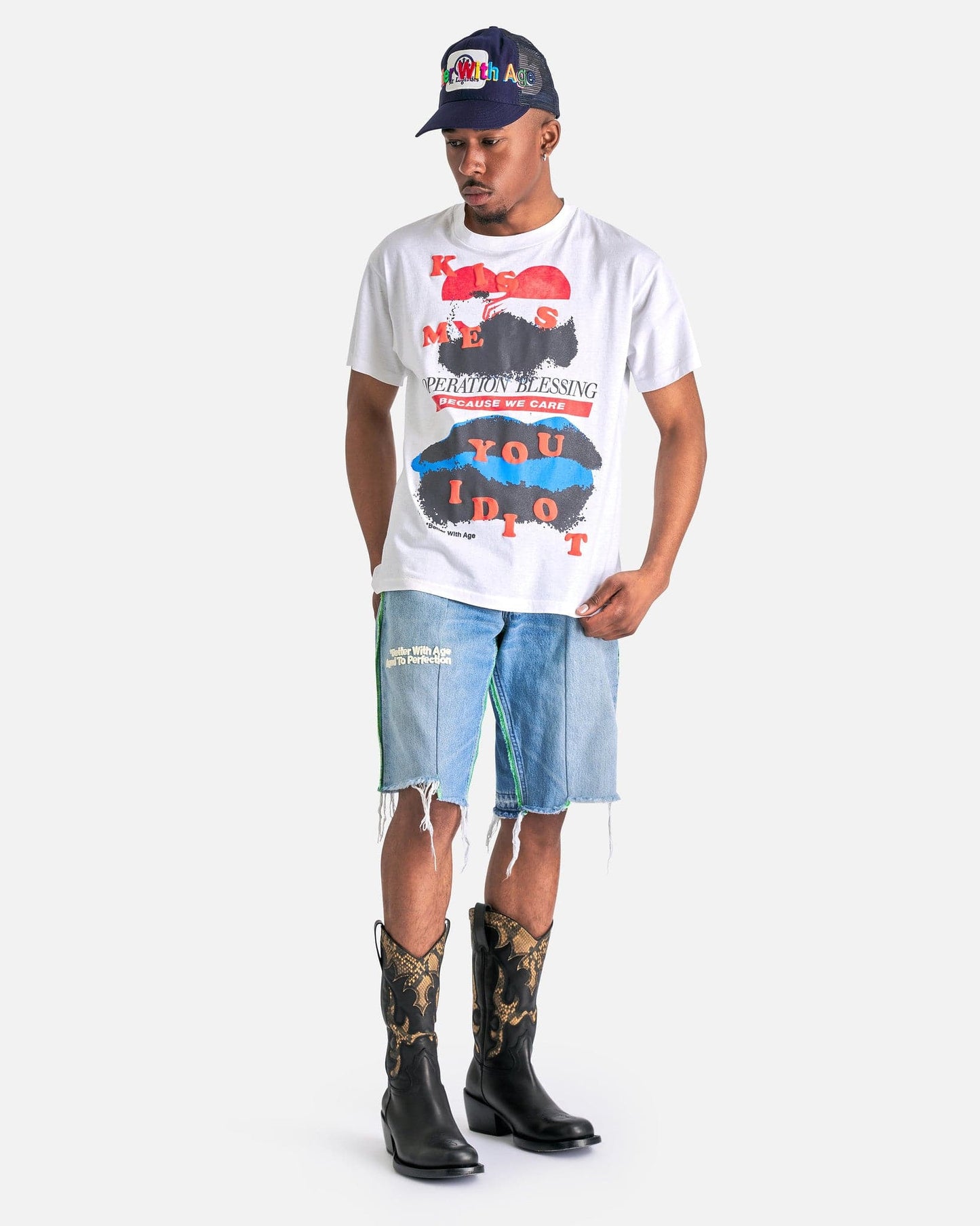 Better With Age Men's Shorts Lemon Shorts in Blue