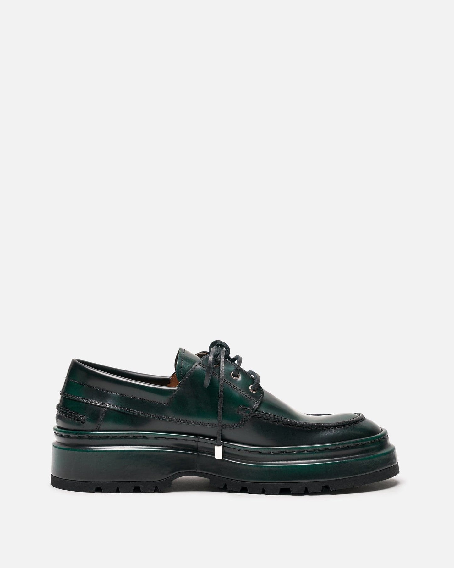 Jacquemus Men's Shoes Les Bateau Pavane in Dark Green