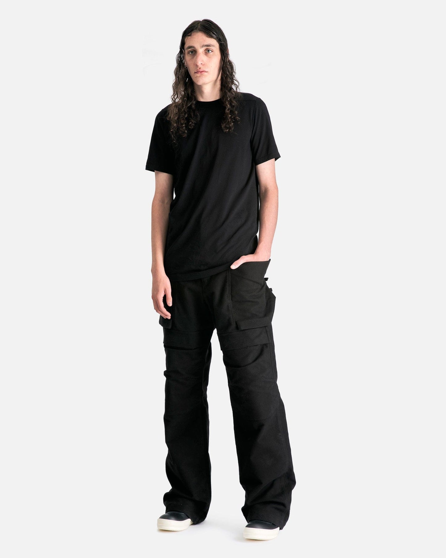 Rick Owens Men's T-Shirts Level T in Black