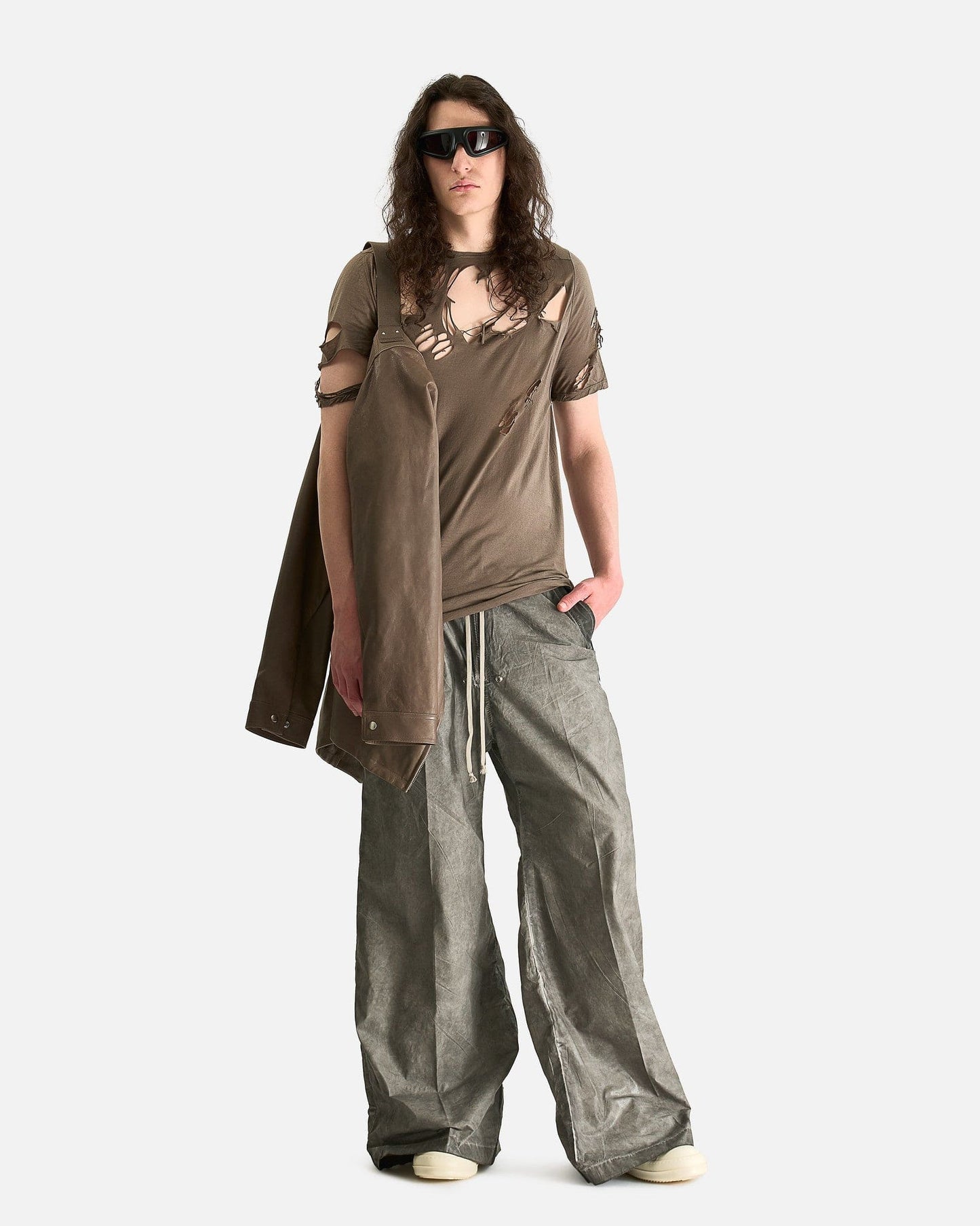 Rick Owens DRKSHDW Men's T-Shirts Level T in Dust