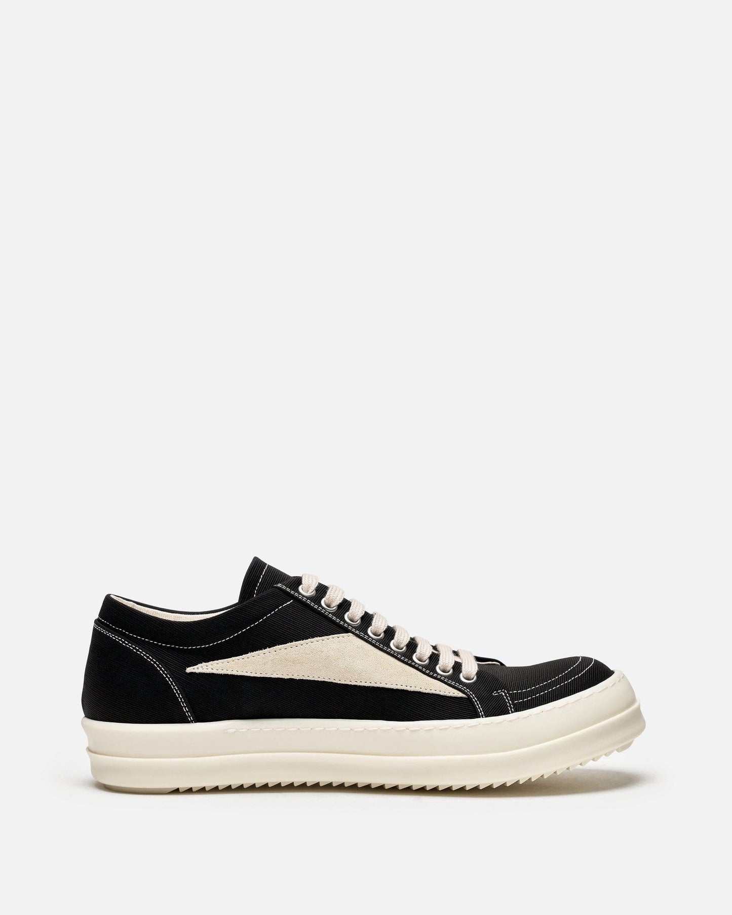 Rick Owens DRKSHDW Men's Sneakers Lido Vintage Sneakers in Black/Milk/Milk