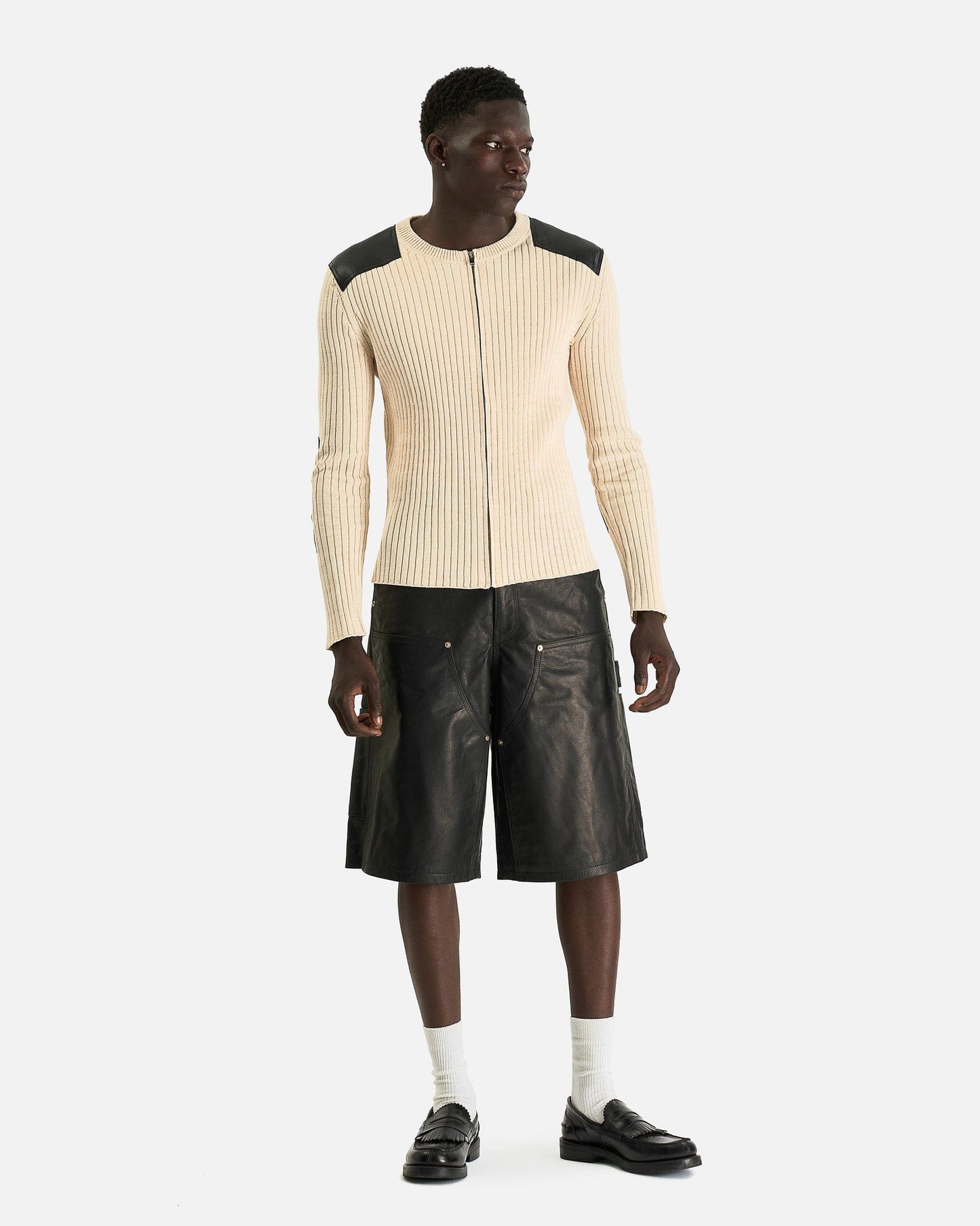 Wales Bonner Men's Tops Linton Knit Top in Ivory