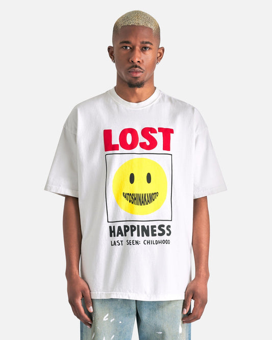 Satoshi Nakamoto Men's Shirts Lost Happiness in White