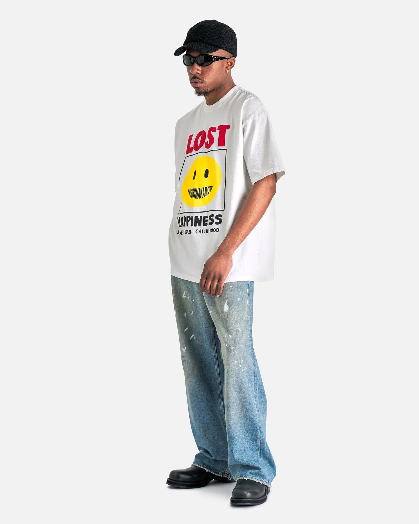 Satoshi Nakamoto Men's Shirts Lost Happiness in White