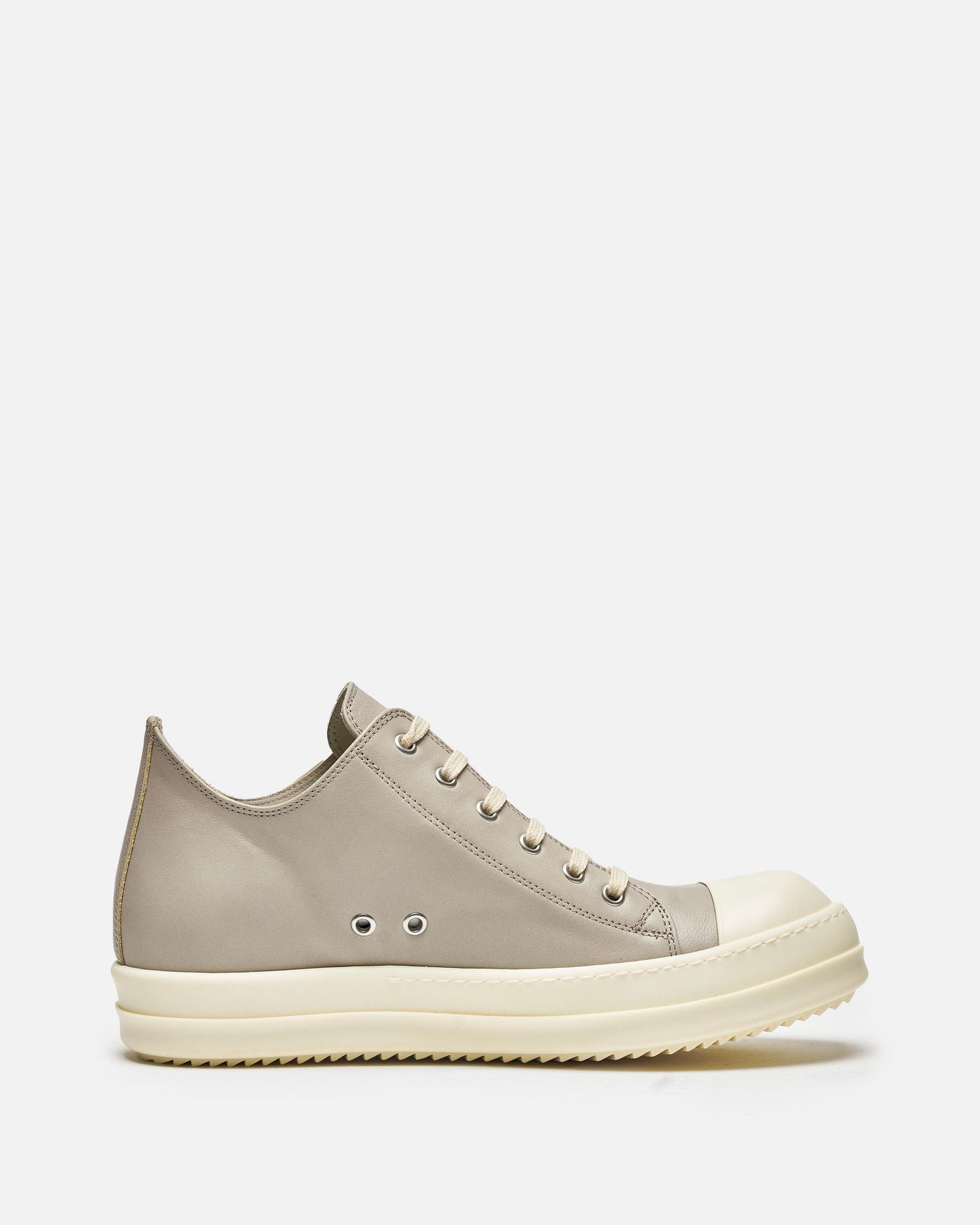 Rick Owens Men's Sneakers Low Ramones in Pearl/Milk