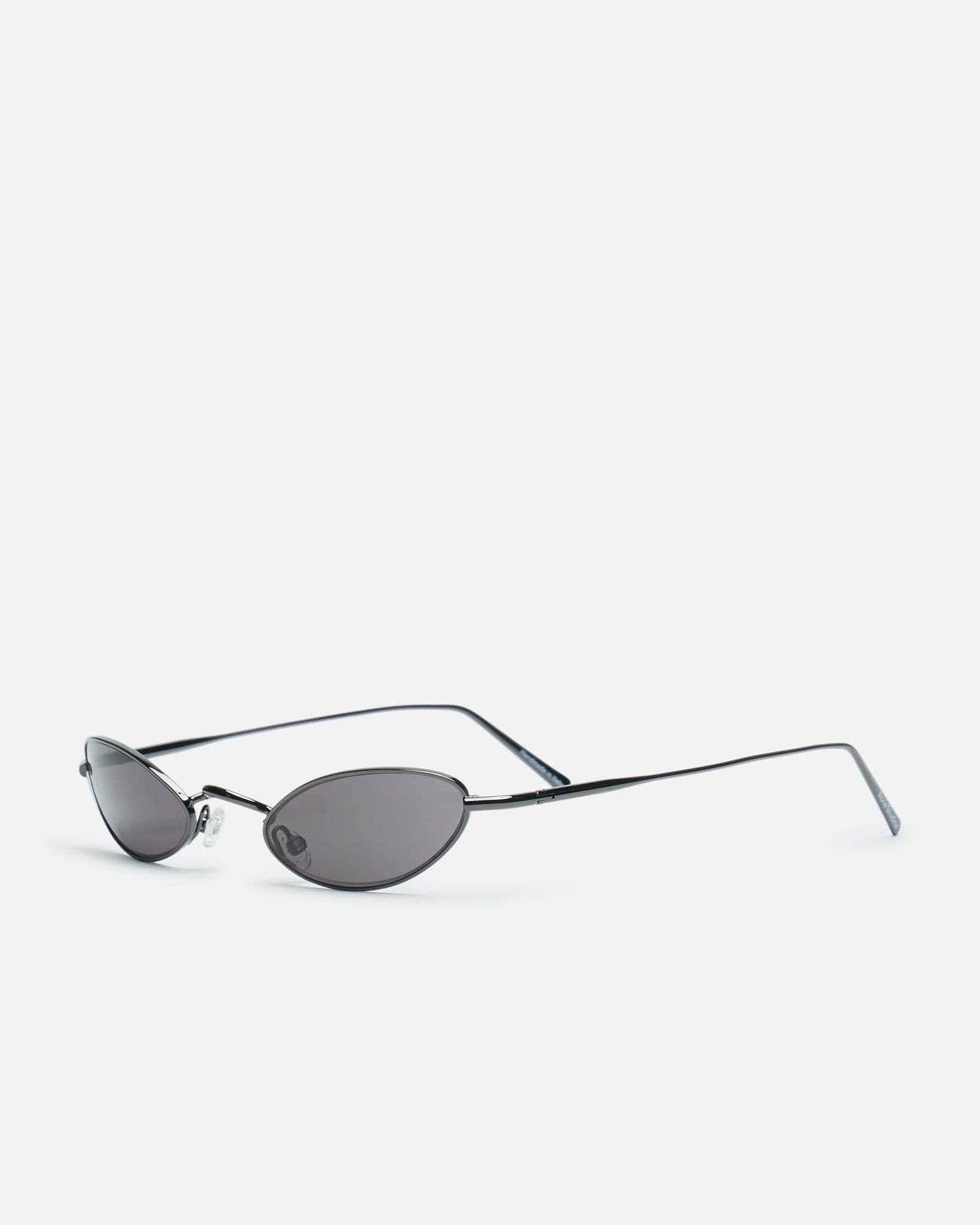 Acne Studios Eyewear OS Metal Frame Morph Sunglasses in Black/Black