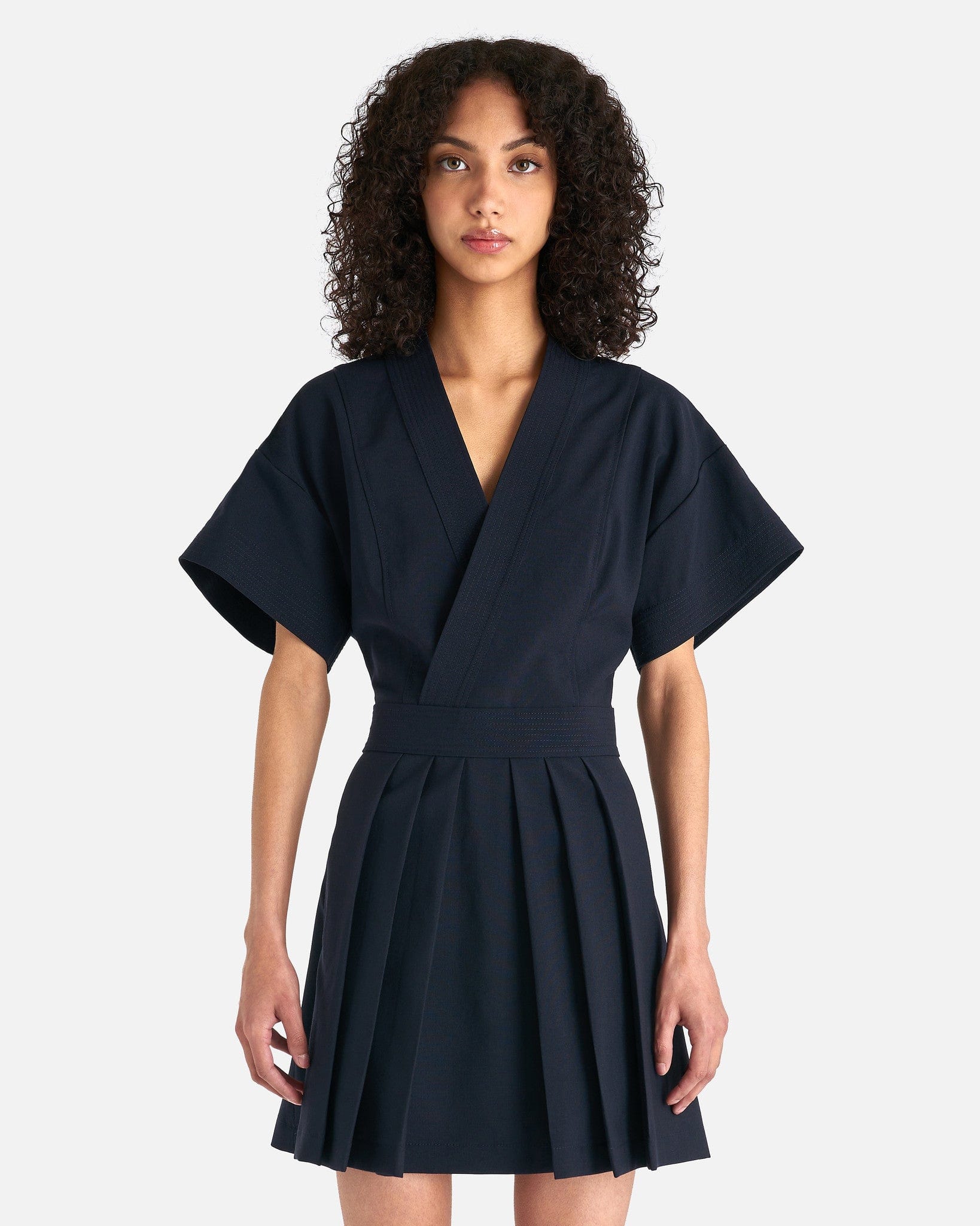 Mini Dress in Midnight Blue SVRN Mini Dress in Midnight Blue SVRN